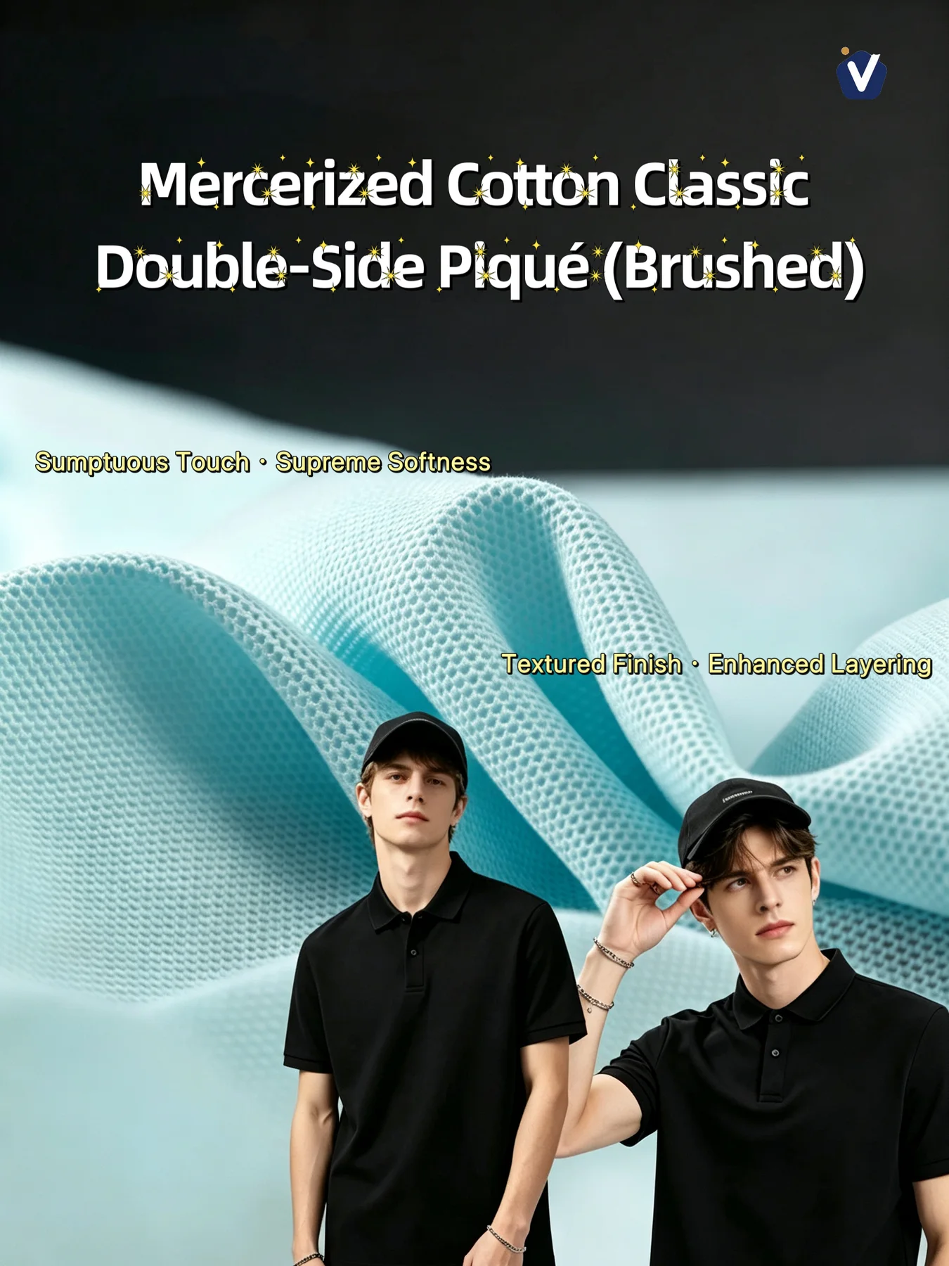 FP77891 | Mercerized for fine texture; brushed for skin-friendliness & anti-pilling | Polo shirts / casual wear / sportswear