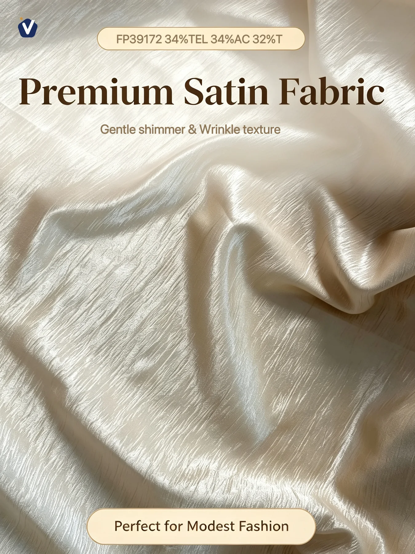 FP39172 | Satin berkilat sutera | Jubah