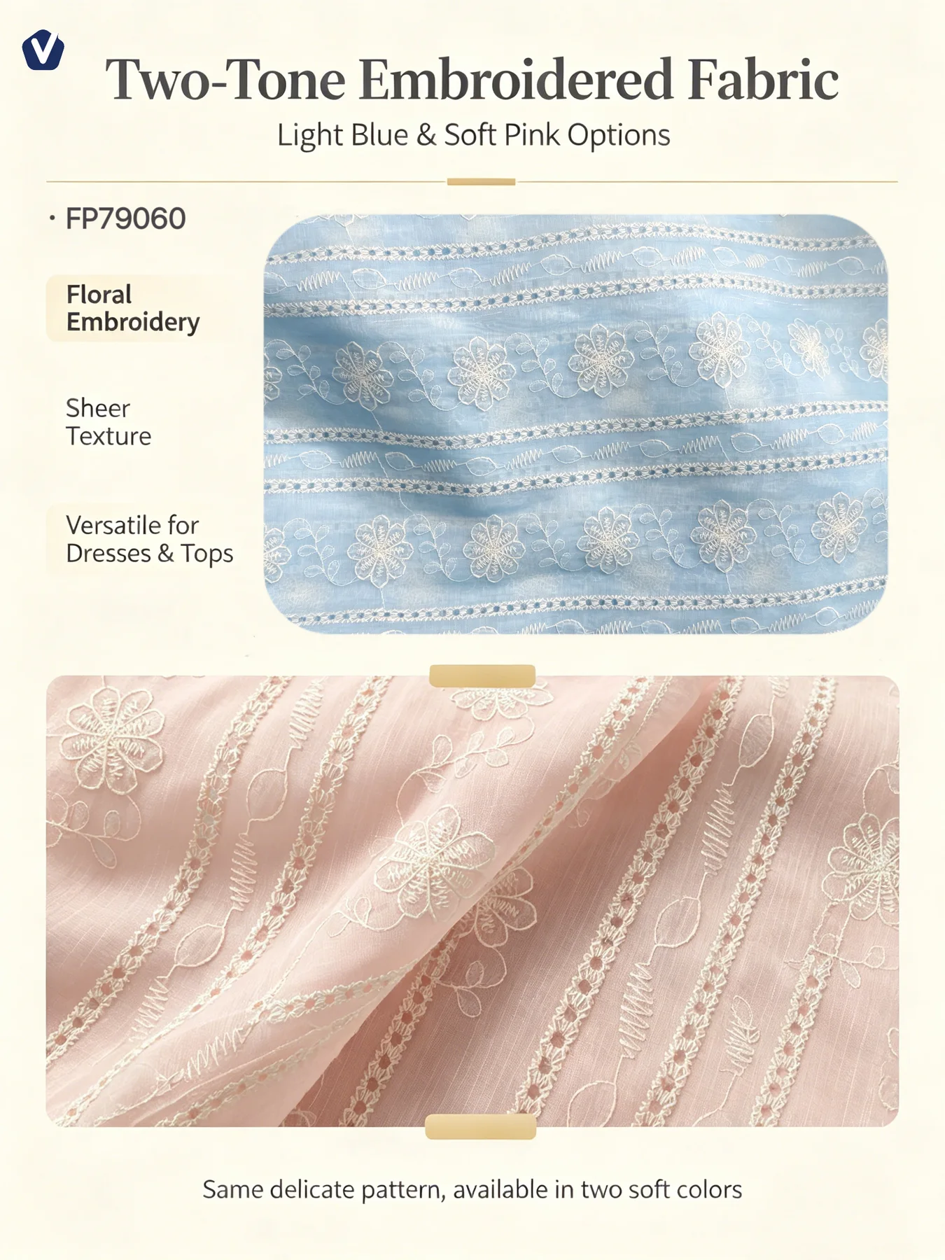 FP79060 | Lubang bunga 3D | Gaun