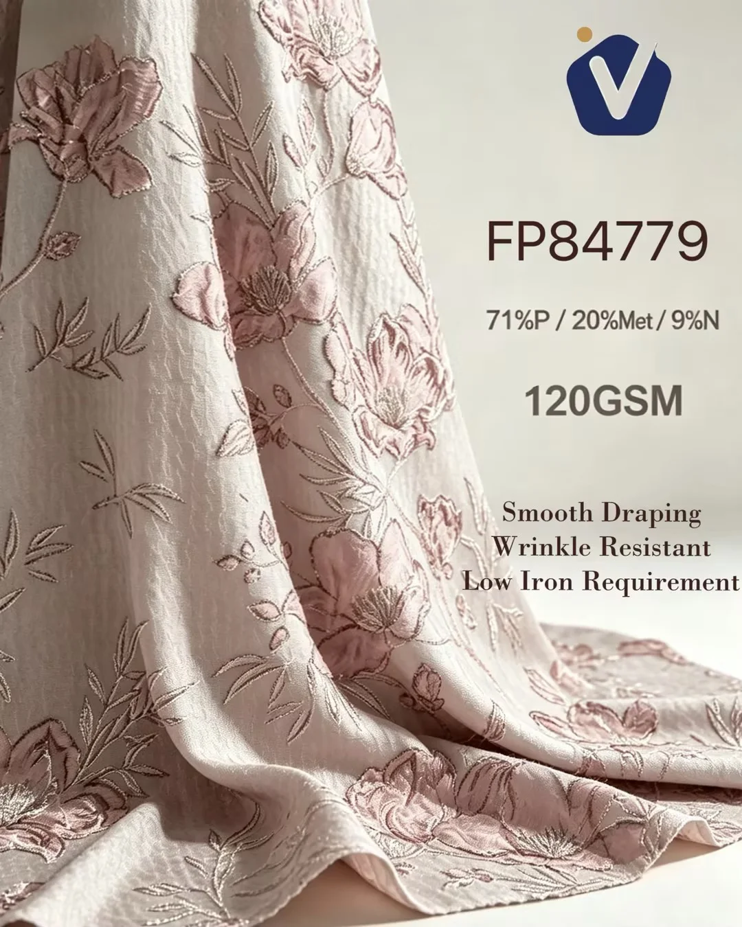 FP84779 | Tekstur timbul 3D | Gaun