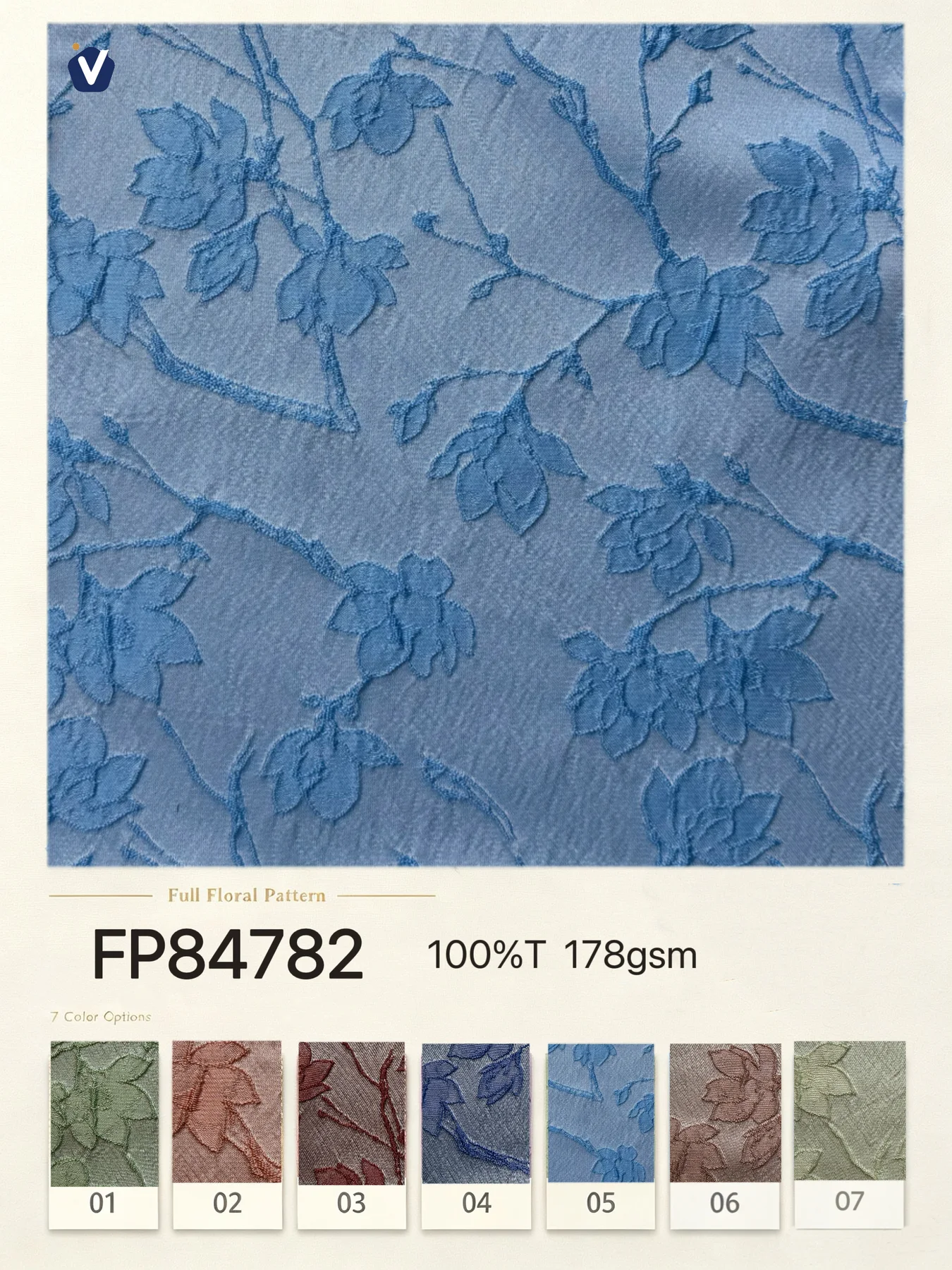 FP84782 | Tekstur timbul 3D | Gaun