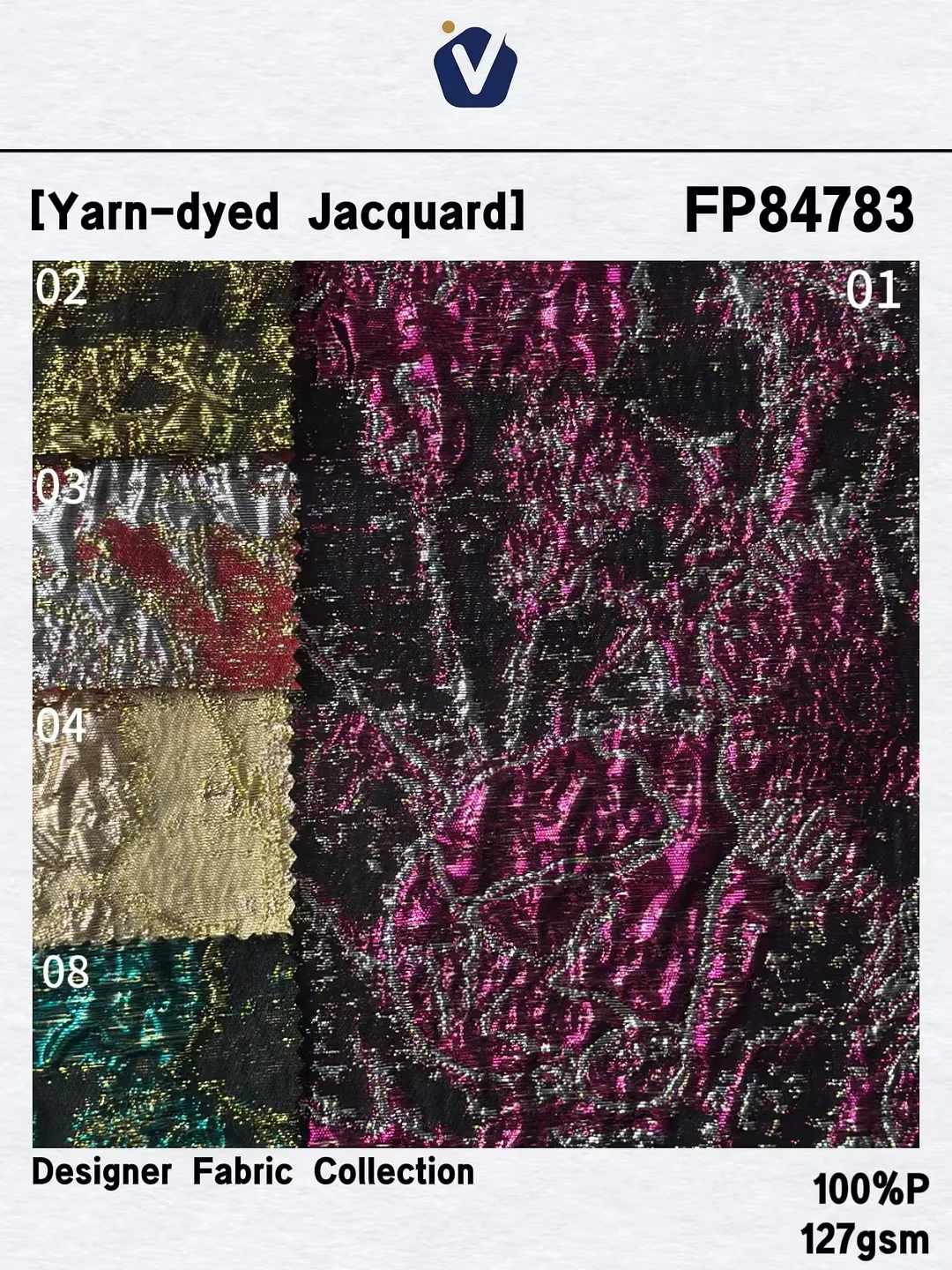 FP84783 | Tekstur timbul 3D | Gaun