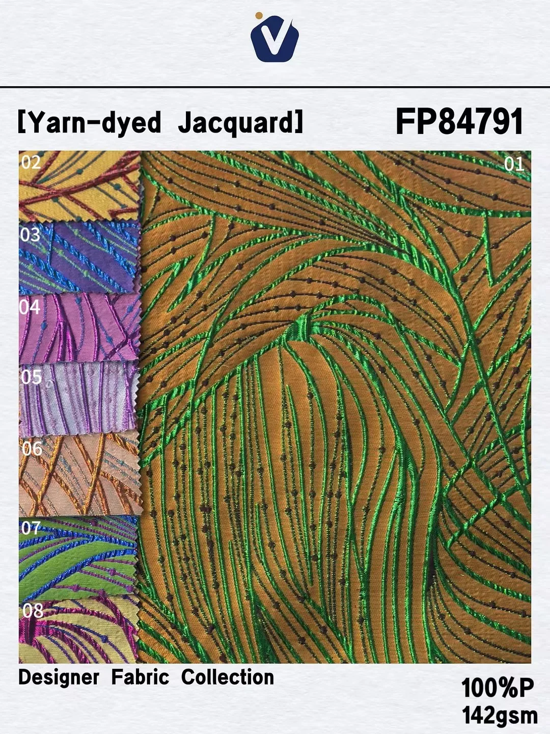 FP84791 | Tekstur timbul 3D | Gaun