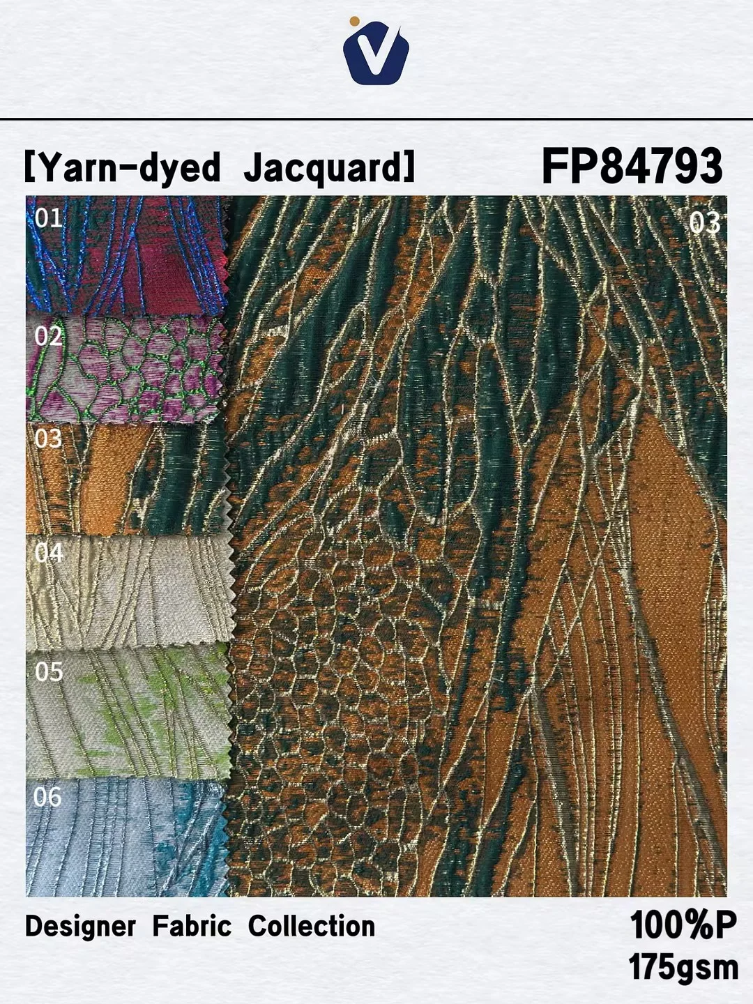 FP84793 | Tekstur timbul 3D | Gaun