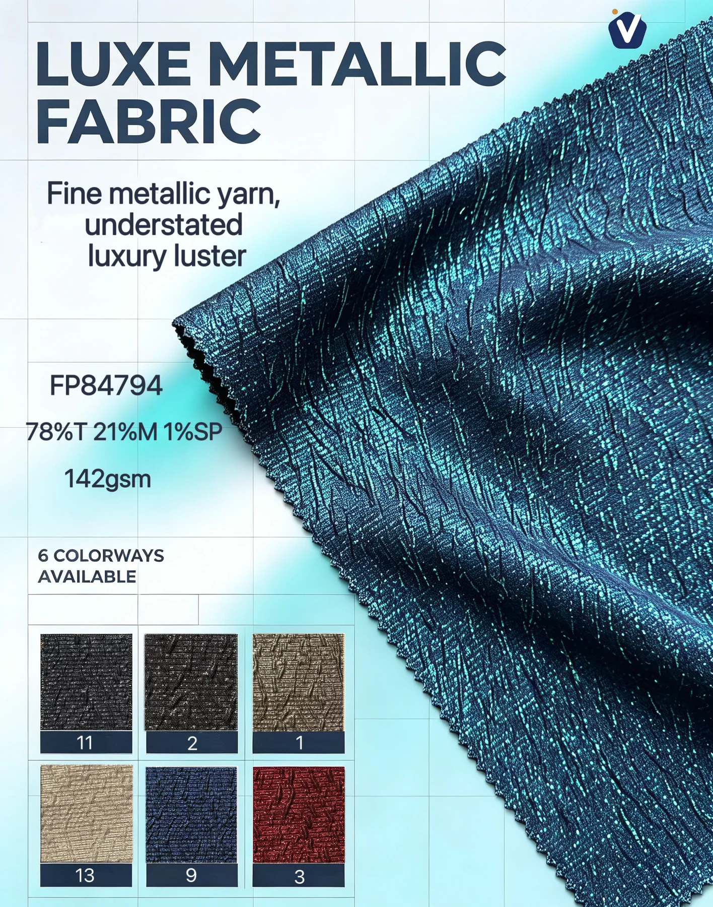 FP84794 | Tekstur timbul 3D | Gaun