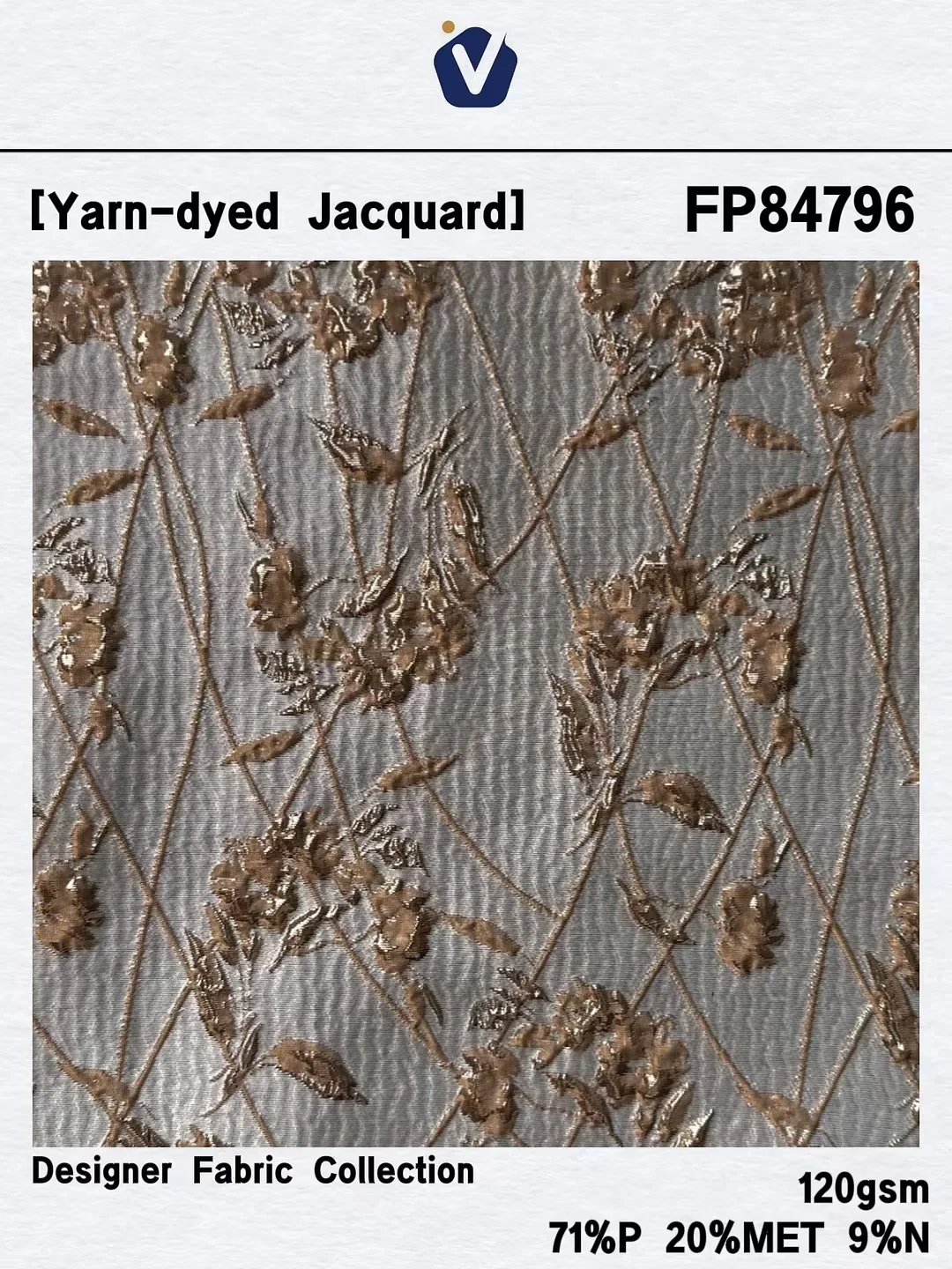 FP84796 | Tekstur timbul 3D | Gaun