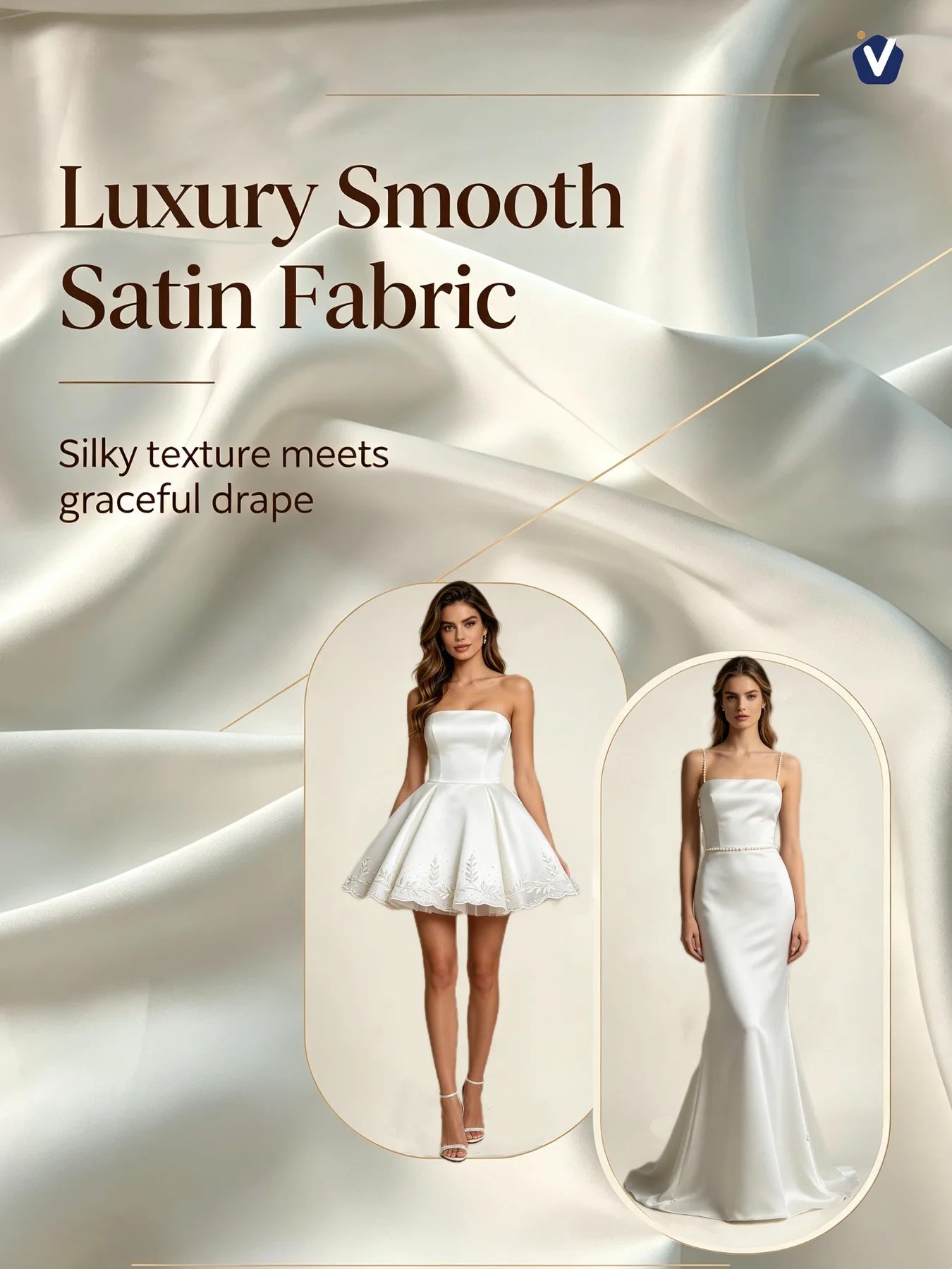 FP84964 | Satin berkilat sutera | Jubah