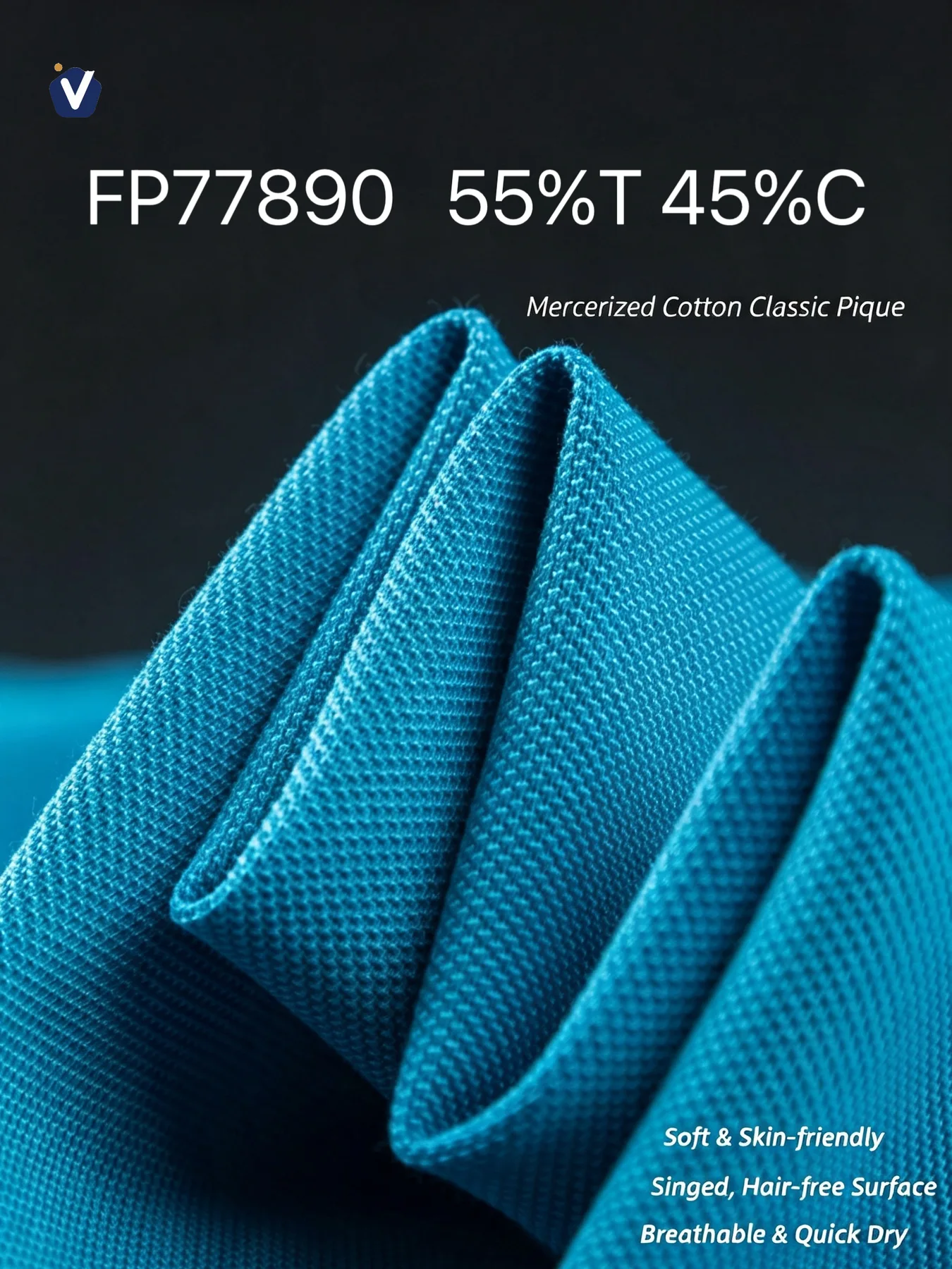 FP77890 | Pique dimerserkan bernafas | Kemeja polo dan uniform