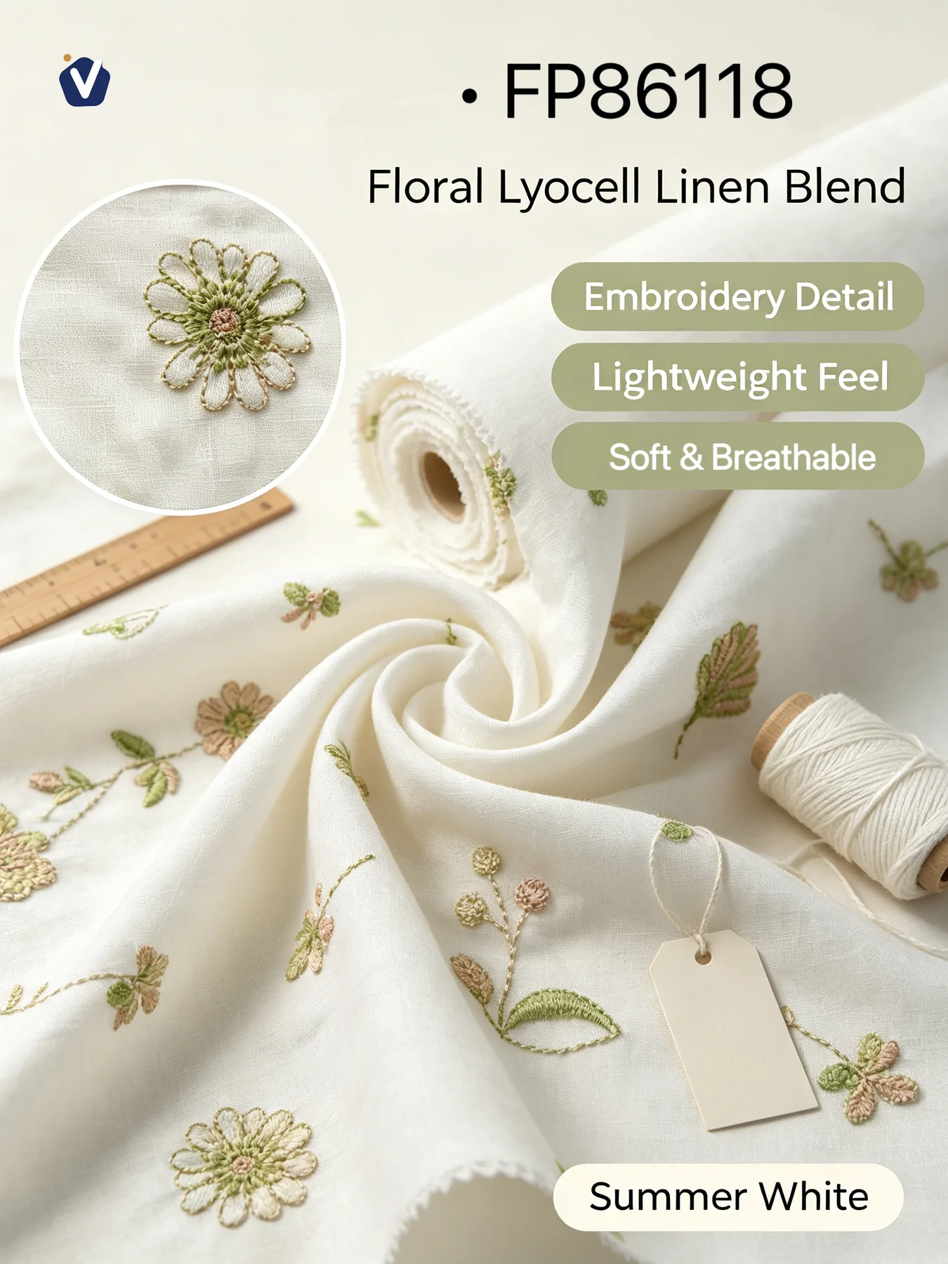 FP86118 | Lyocell-linen lembut | Kemeja dan gaun