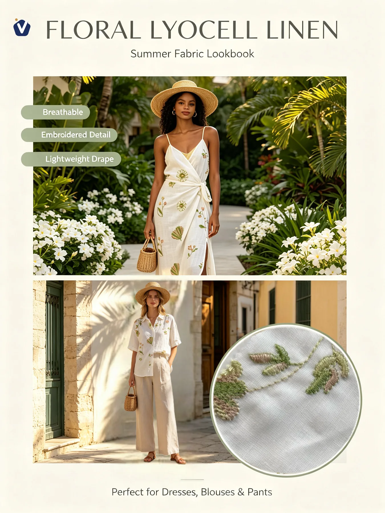 FP86118 | Lyocell-linen lembut | Kemeja dan gaun