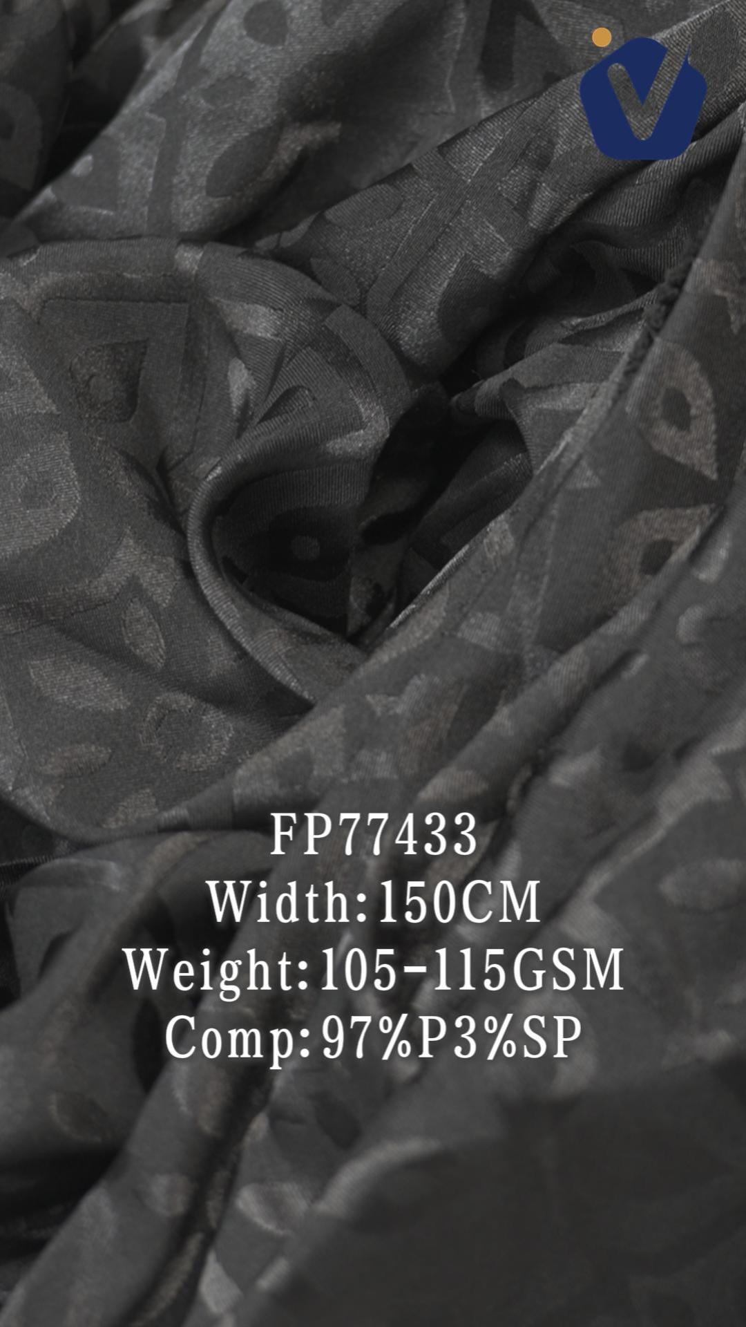 FP77433 | Embossed jacquard satin | Dress