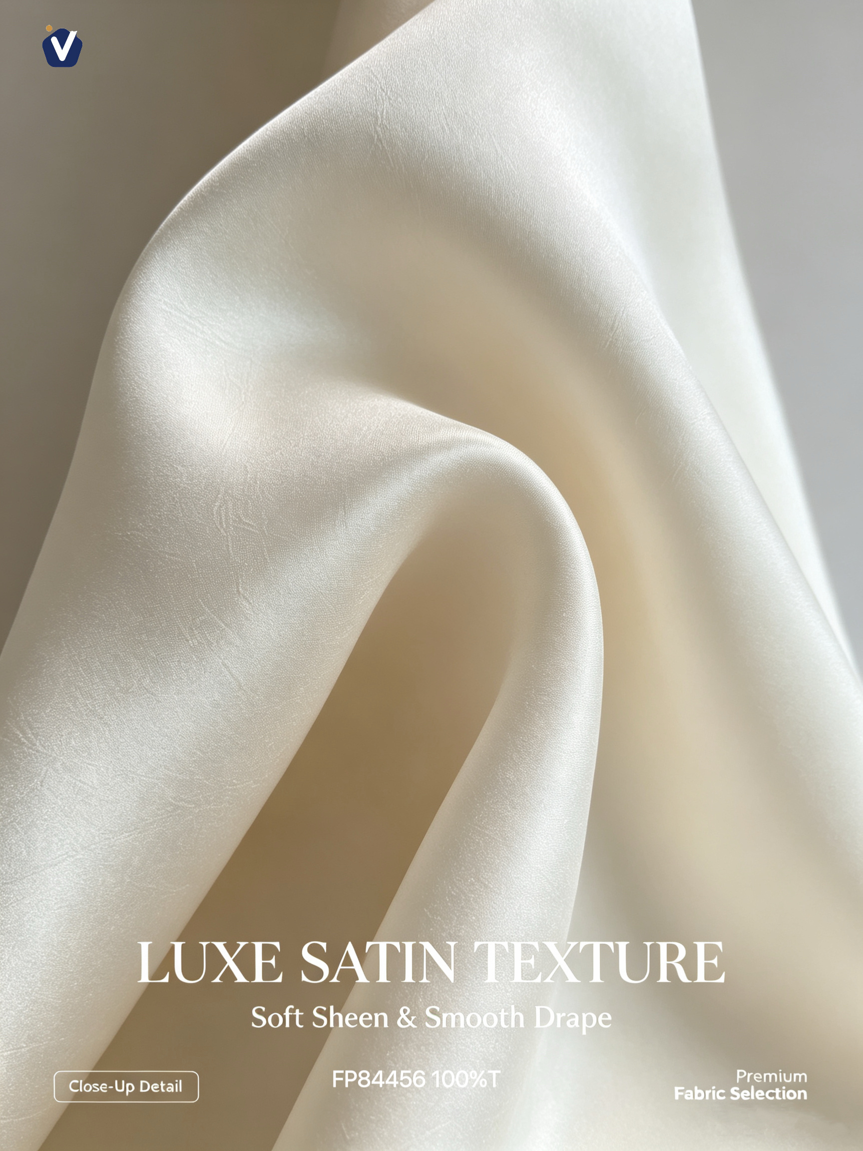 FP84456 | Silky glossy satin | Robe