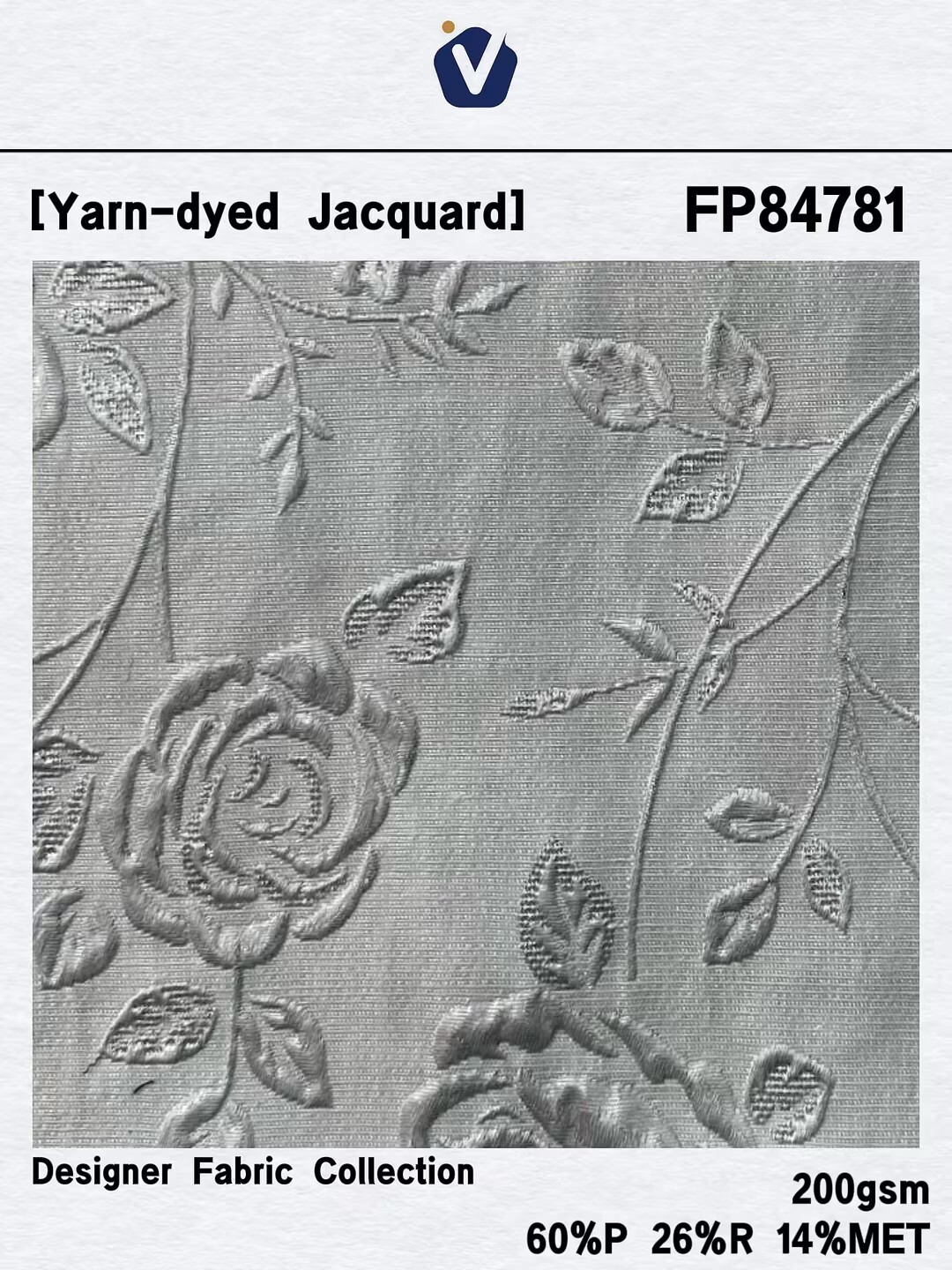 FP84795 | Tekstur timbul 3D | Gaun