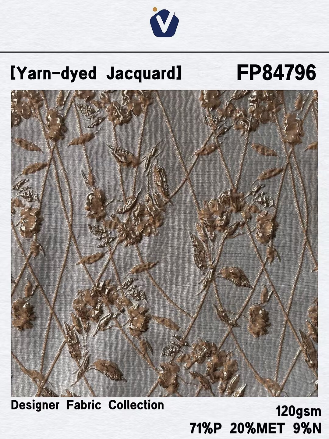 FP84795 | Tekstur timbul 3D | Gaun
