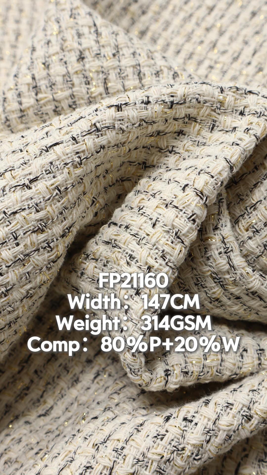 FP21160 | Warm wool-blend tweed | Women's co-ord set