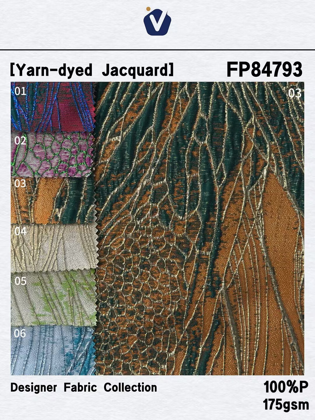 FP84795 | Tekstur timbul 3D | Gaun