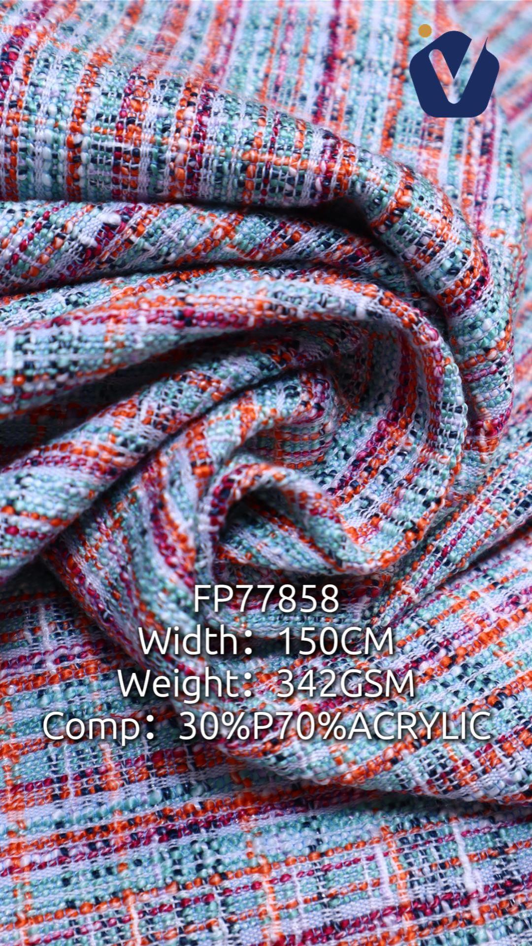 FP77858 | Luxury mixed-yarn tweed | Women's co-ord set