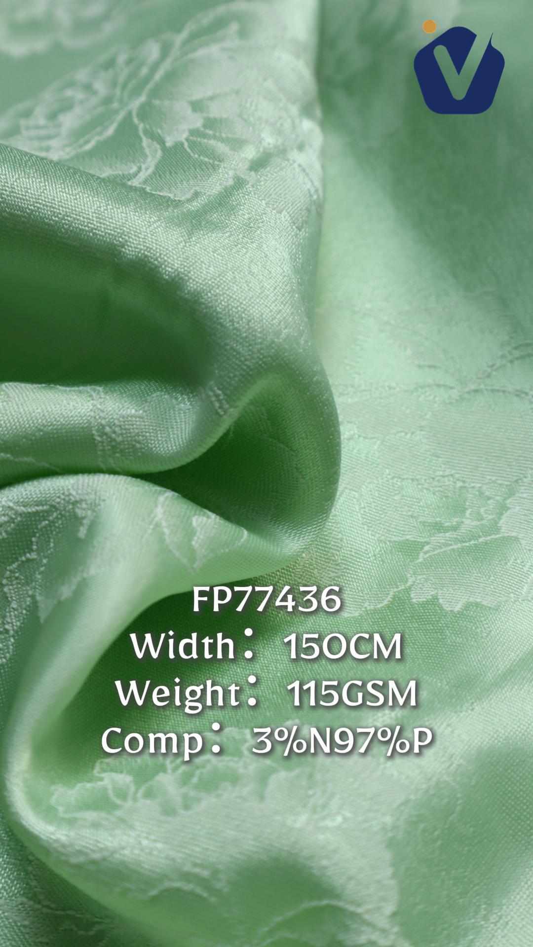 FP77436 | Embossed jacquard satin | Dress