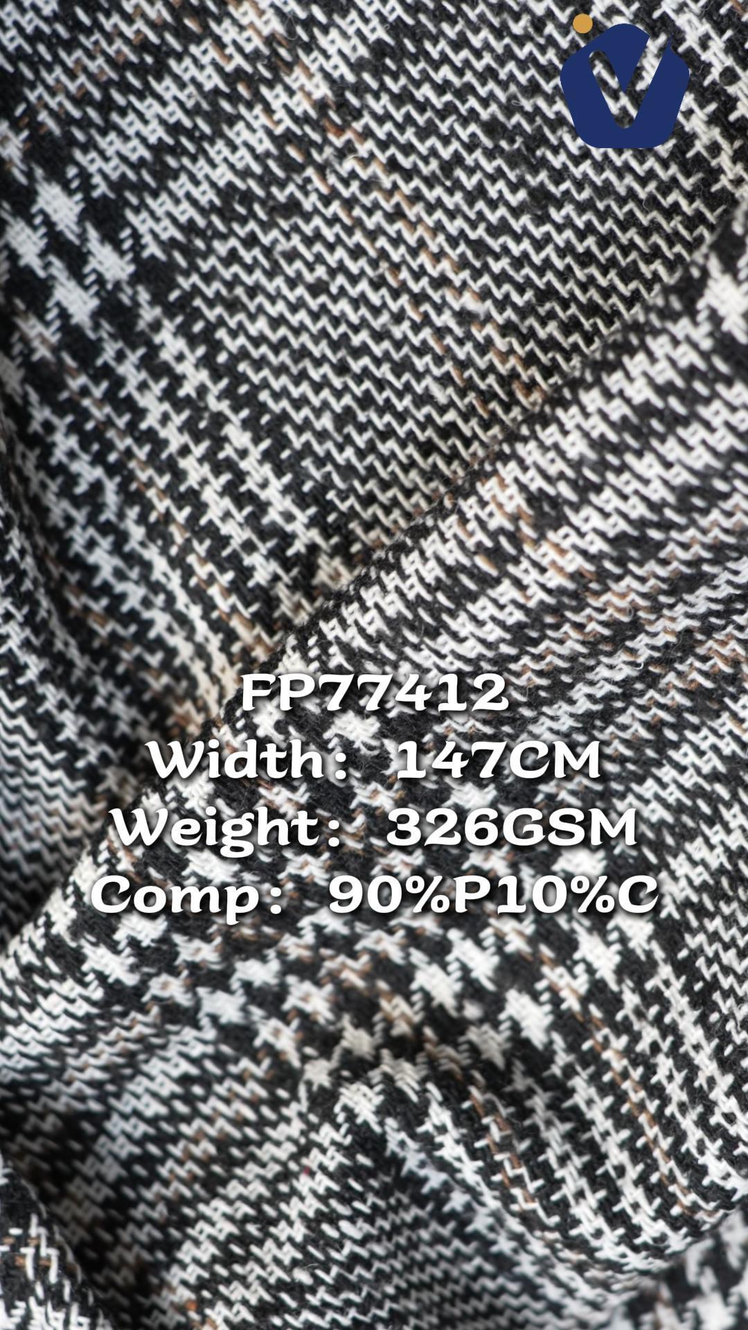 FP77412 | Luxury mixed-yarn tweed | Women's co-ord set