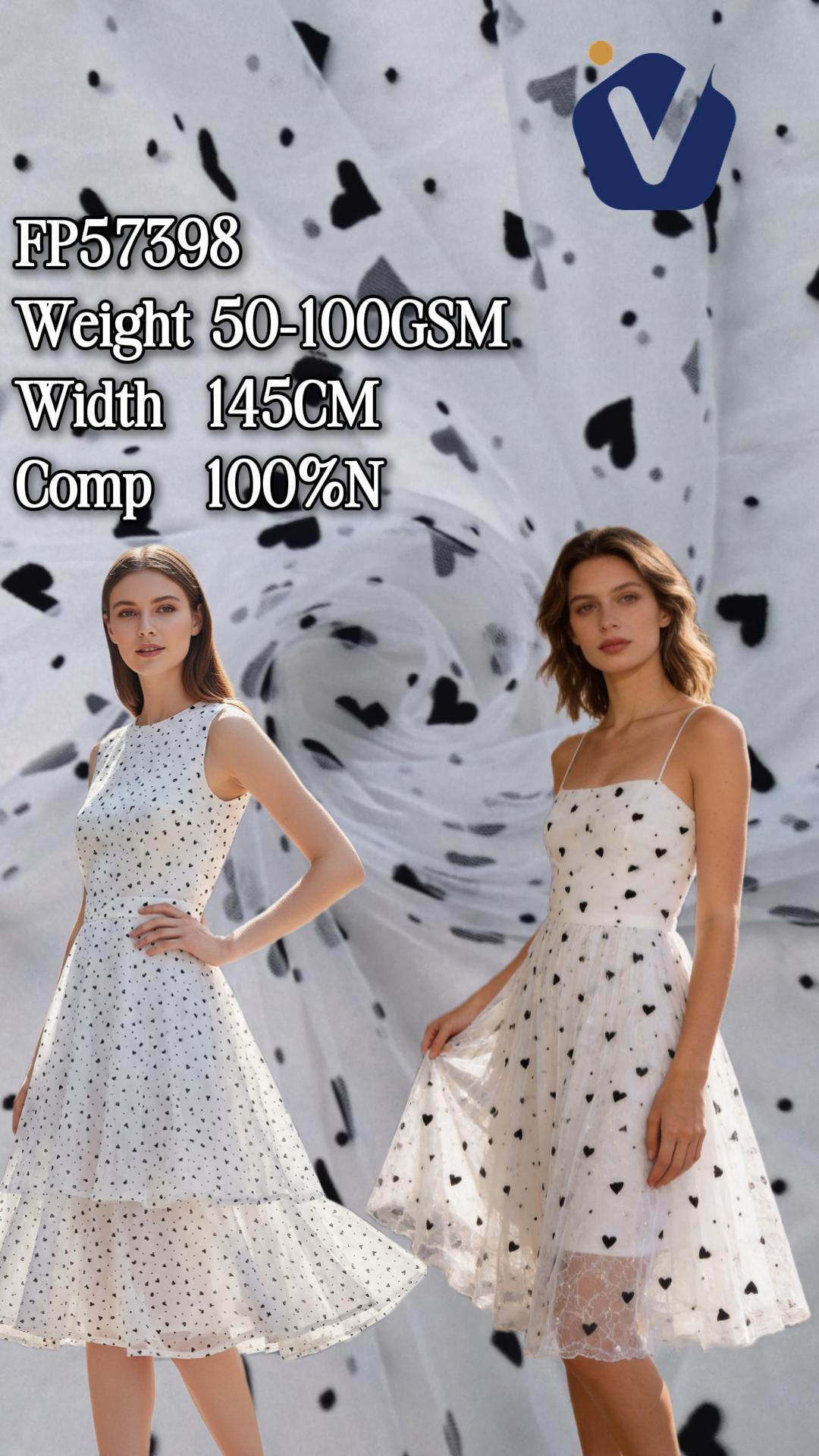 FP57398 | Shimmering openwork lace | Dress