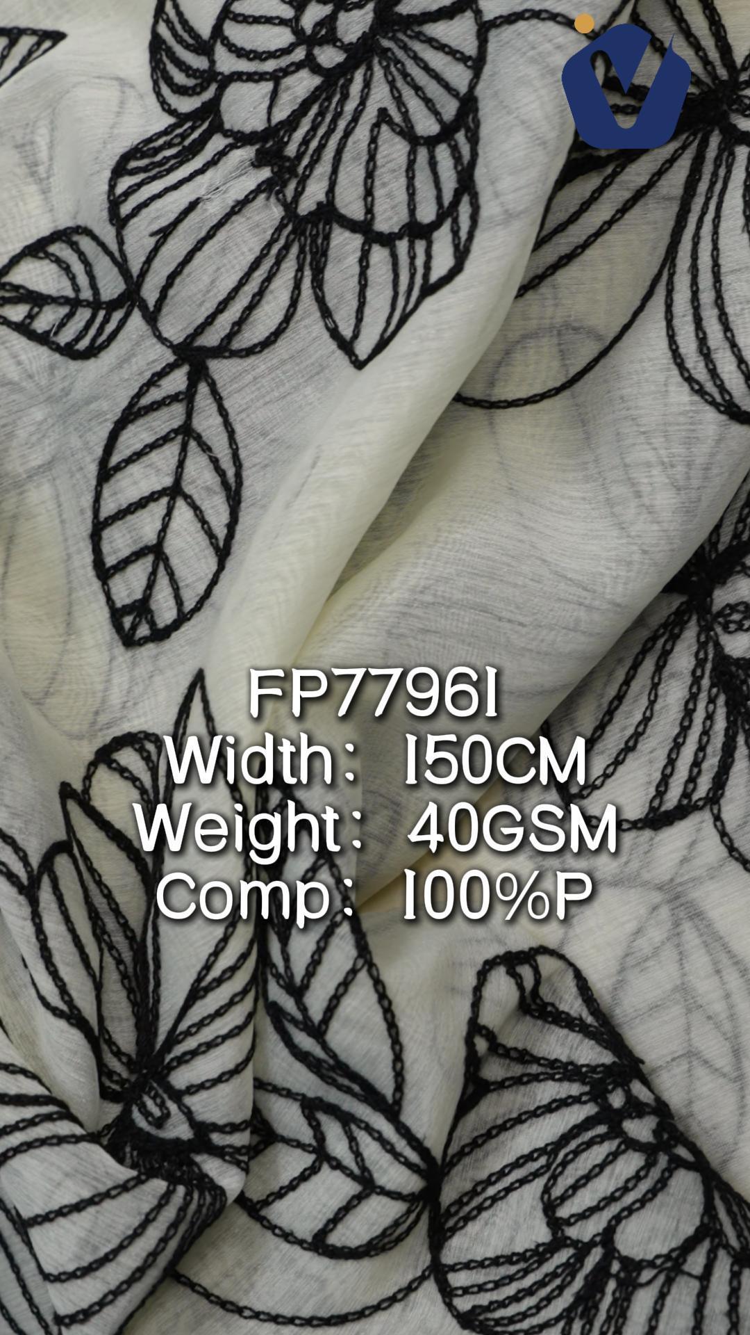 FP77961 | Lubang bunga 3D | Gaun