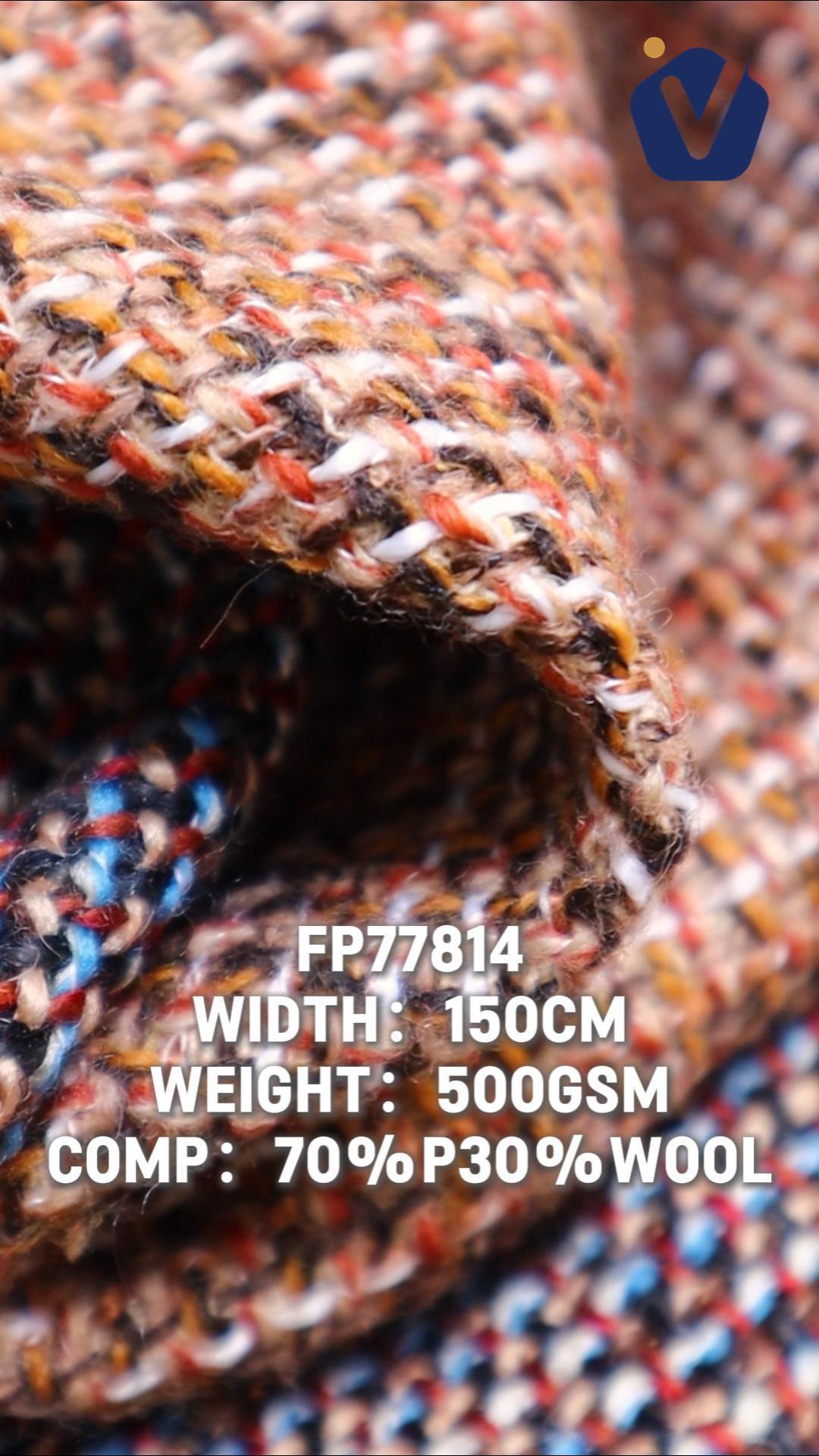 FP77814 | Warm wool-blend tweed | Women's co-ord set