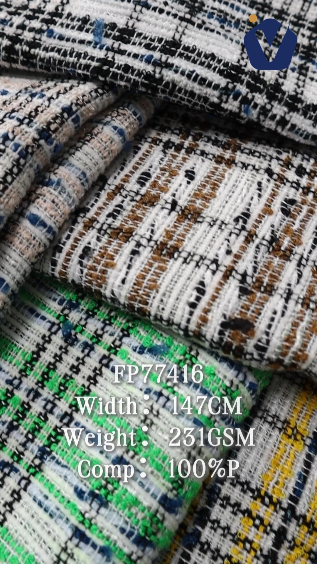 FP77416 | Luxury mixed-yarn tweed | Women's co-ord set