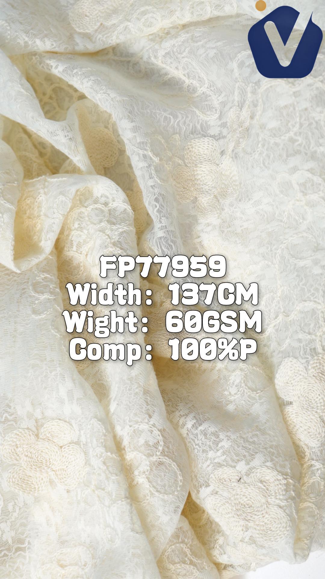 FP77959 | 3D floral eyelet | Dress