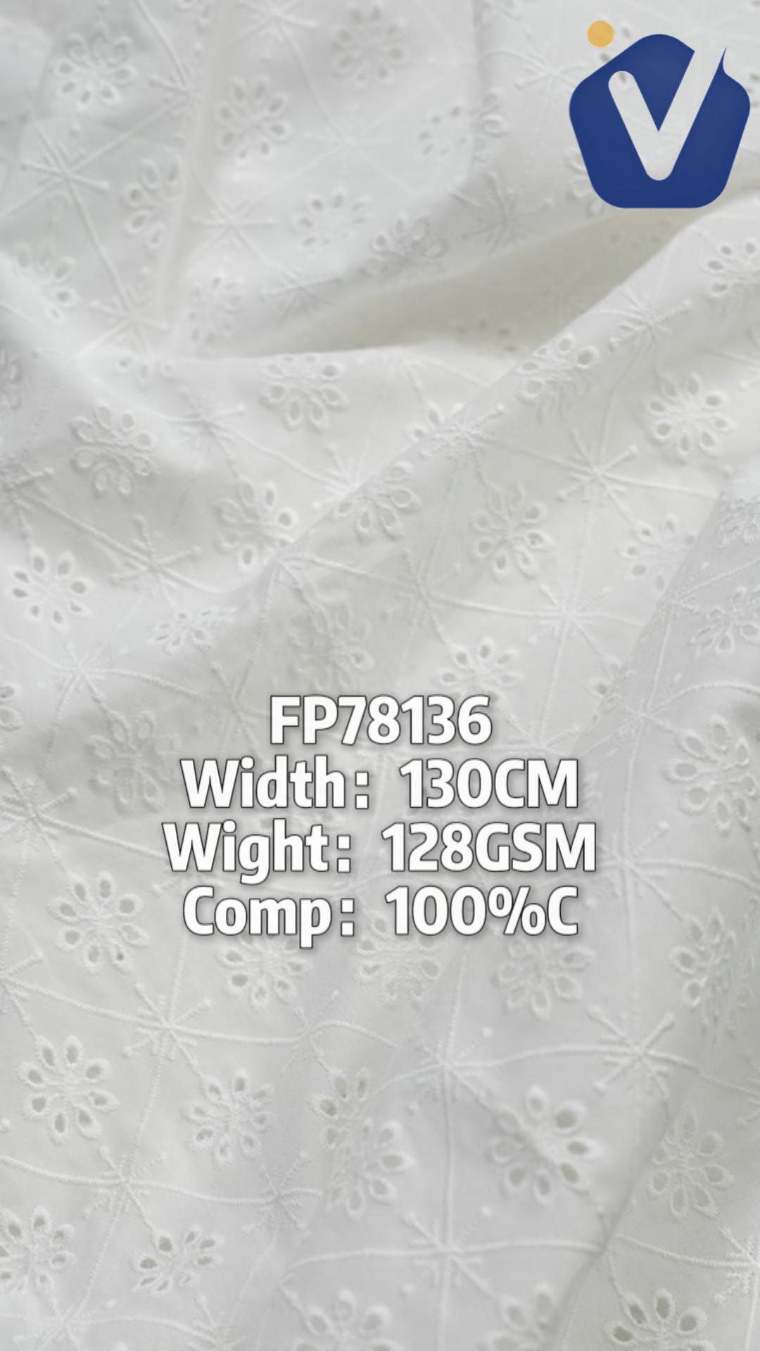 FP78136 | 3D floral eyelet | Dress