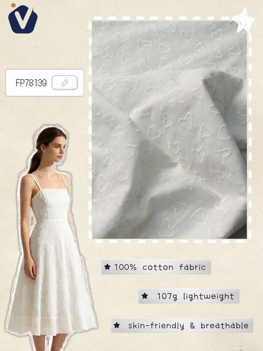 FP78139 | 3D floral eyelet | Dress