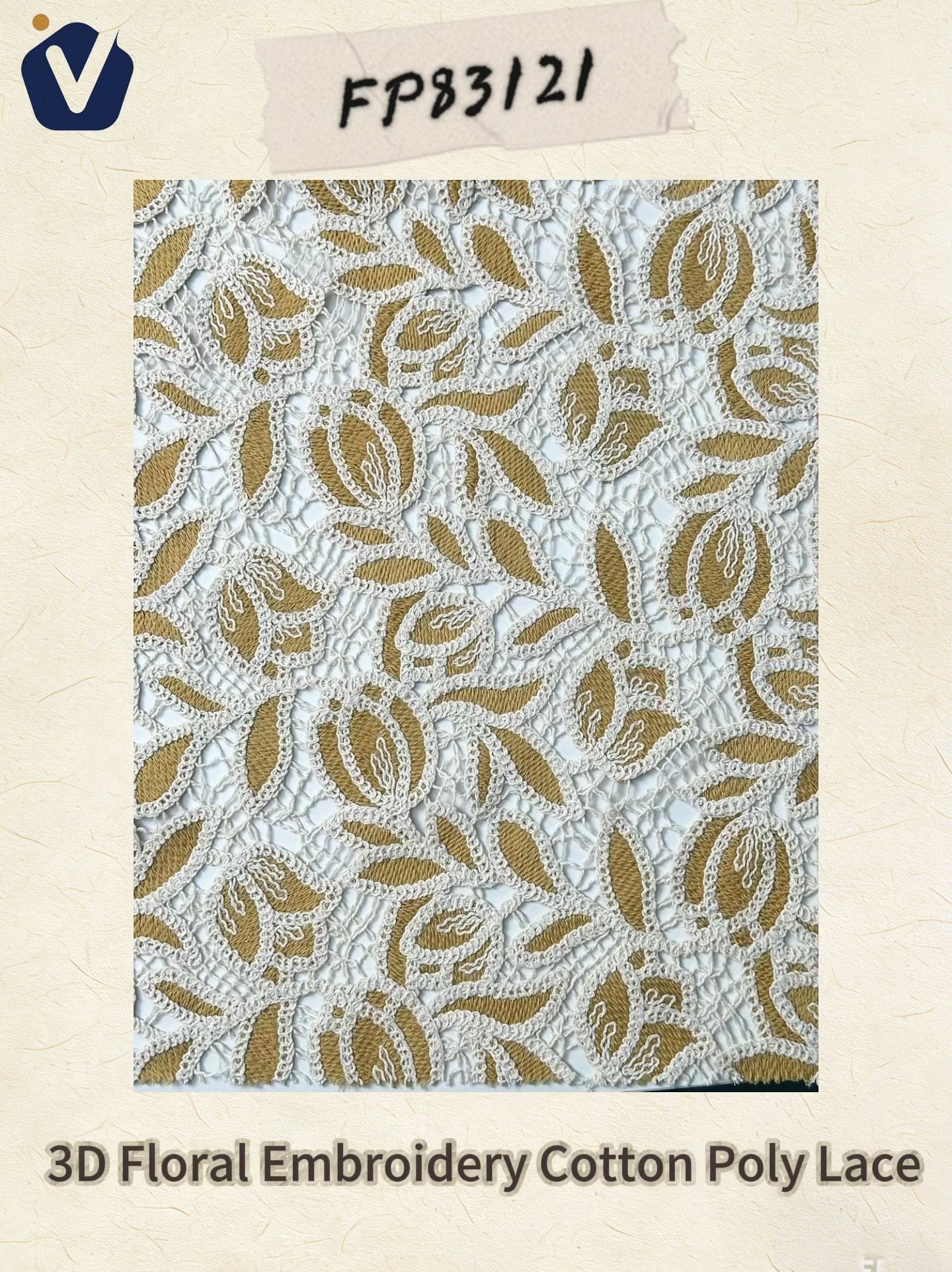 FP83121 | Renda kerawang berkilau | Gaun