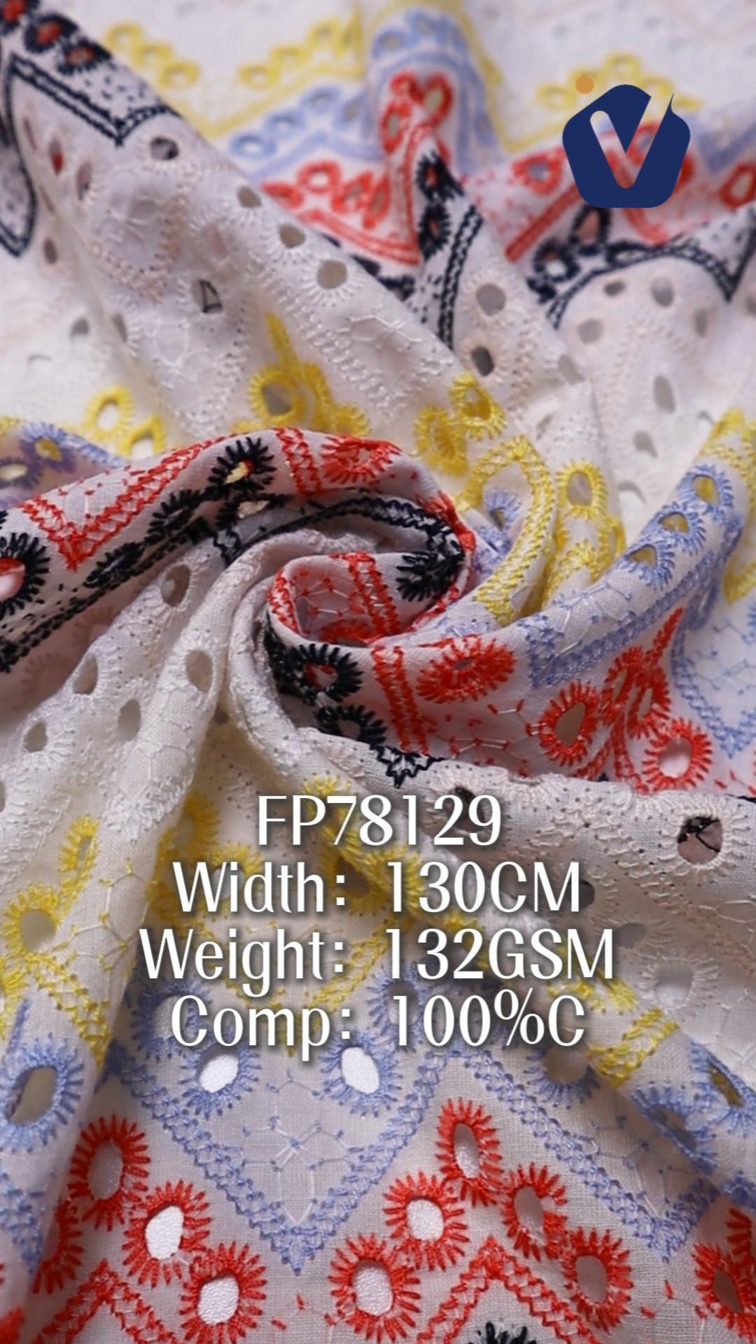 FP78129 | 3D floral eyelet | Dress