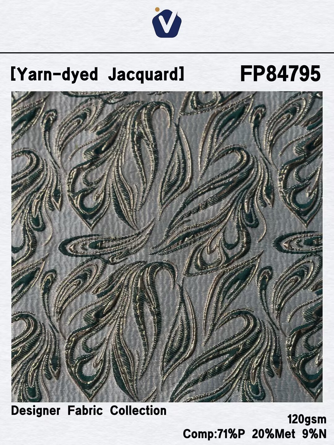 FP84795 | Tekstur timbul 3D | Gaun