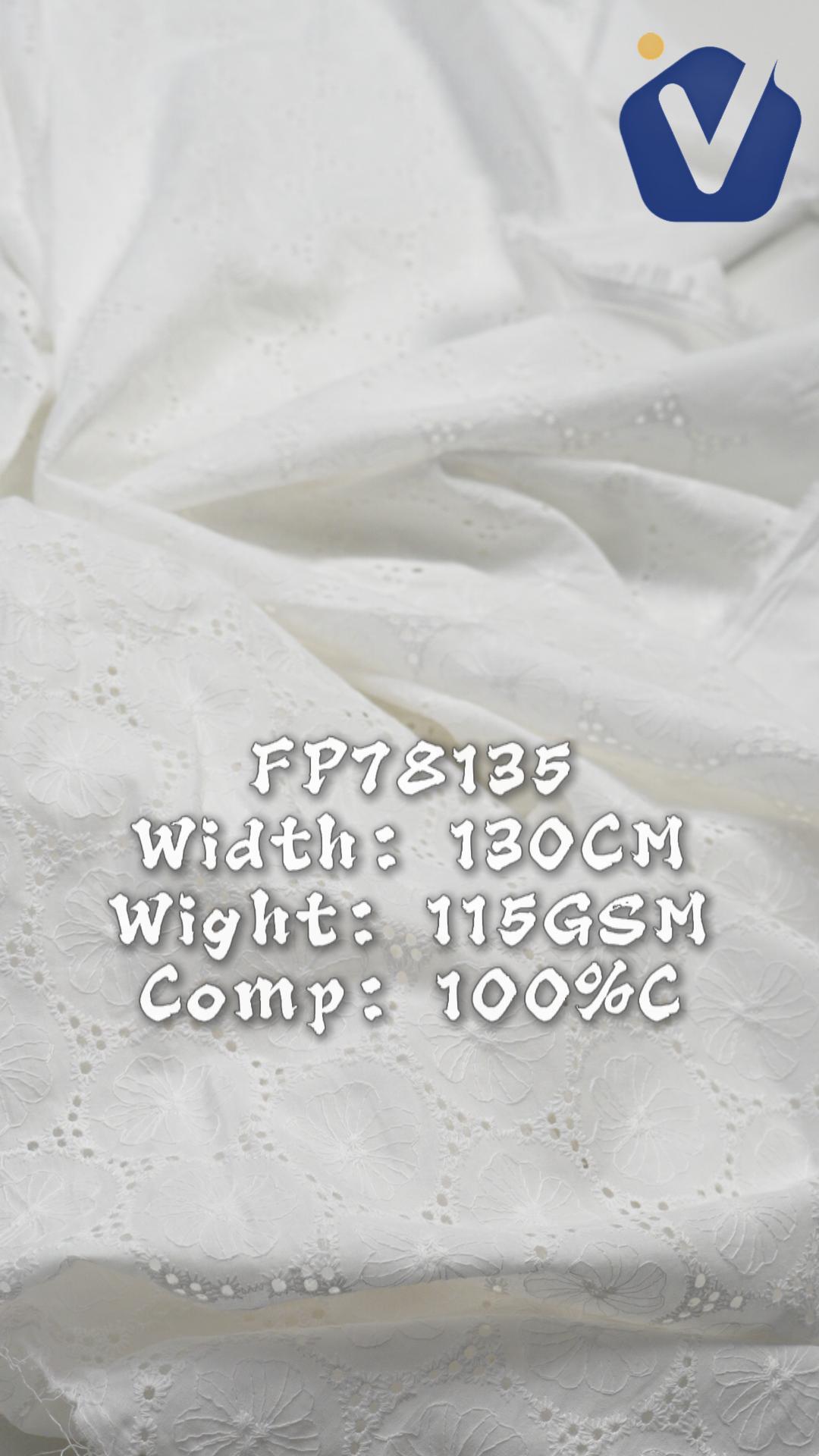 FP78135 | 3D floral eyelet | Dress