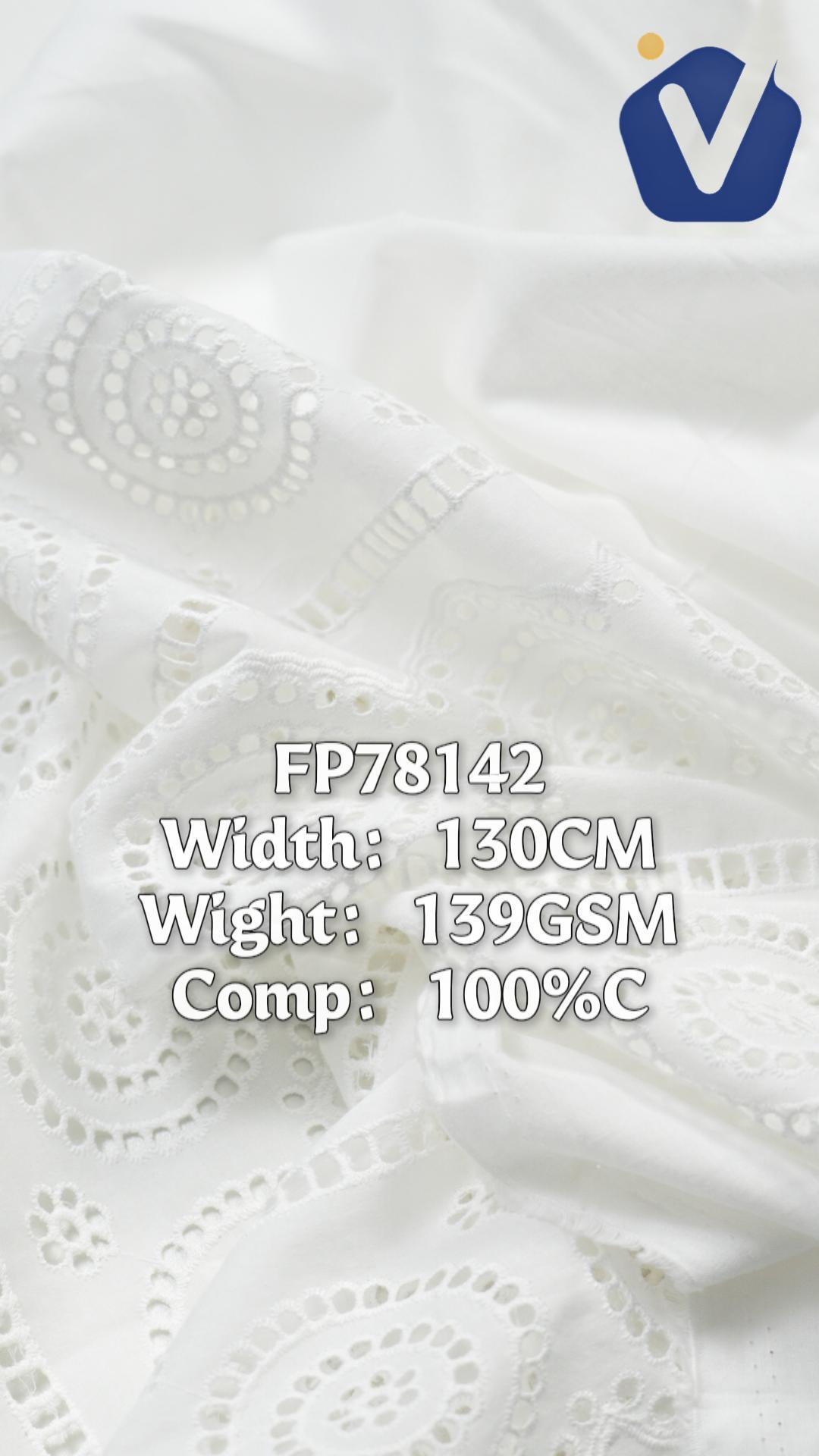 FP78142 | 3D floral eyelet | Dress
