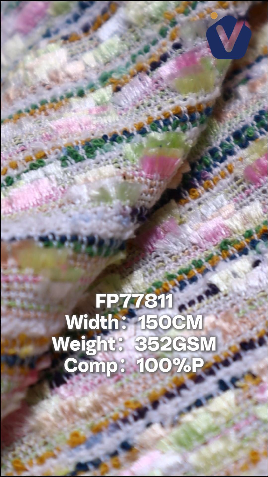 FP77811 | Luxury mixed-yarn tweed | Women's co-ord set