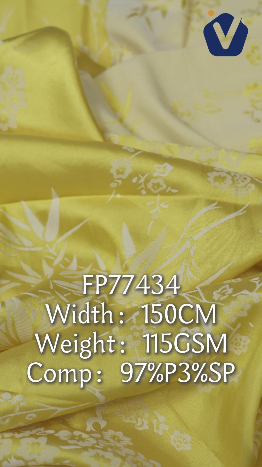 FP77434 | Embossed jacquard satin | Dress