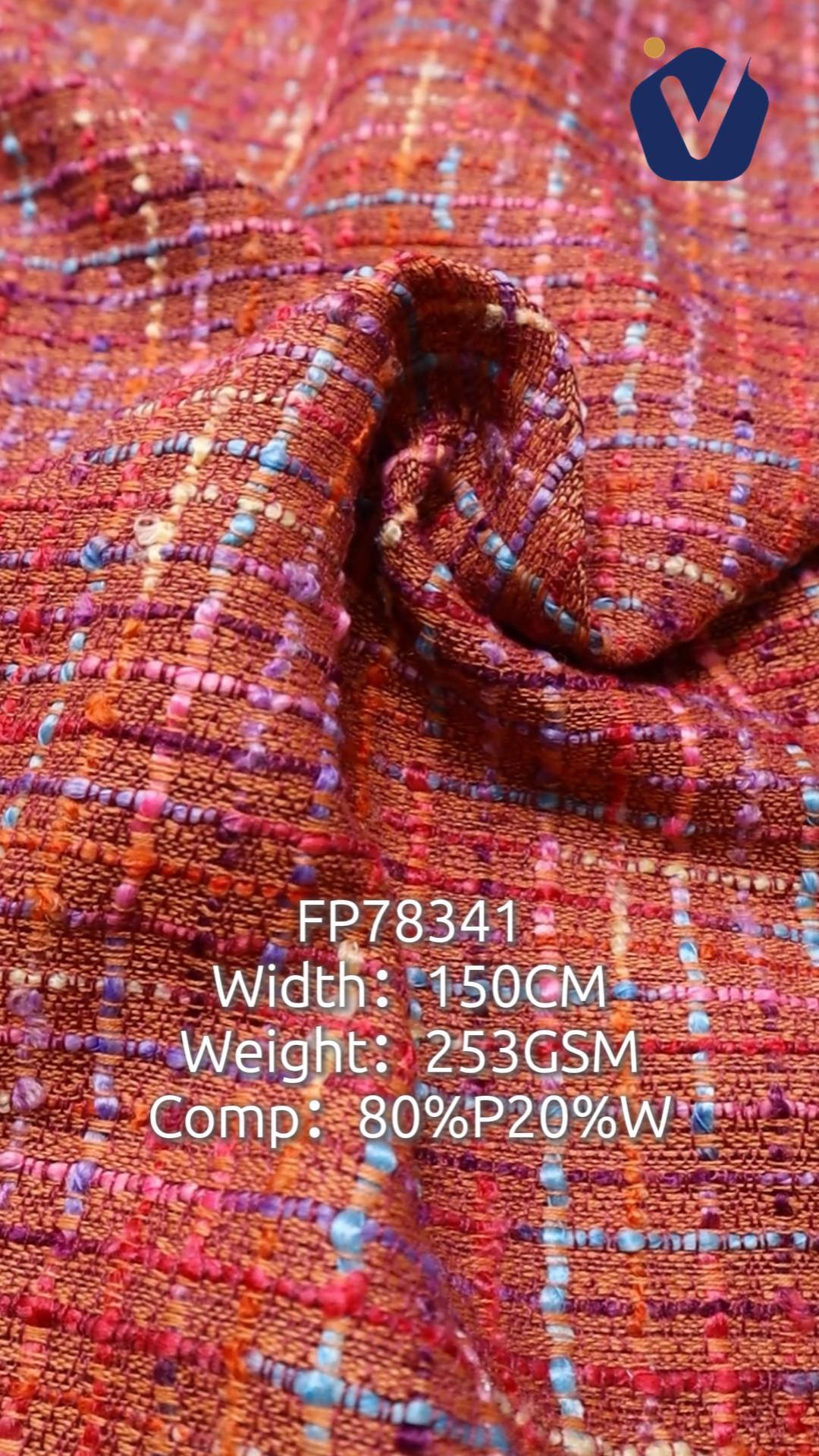 FP78341 | Warm wool-blend tweed | Women's co-ord set
