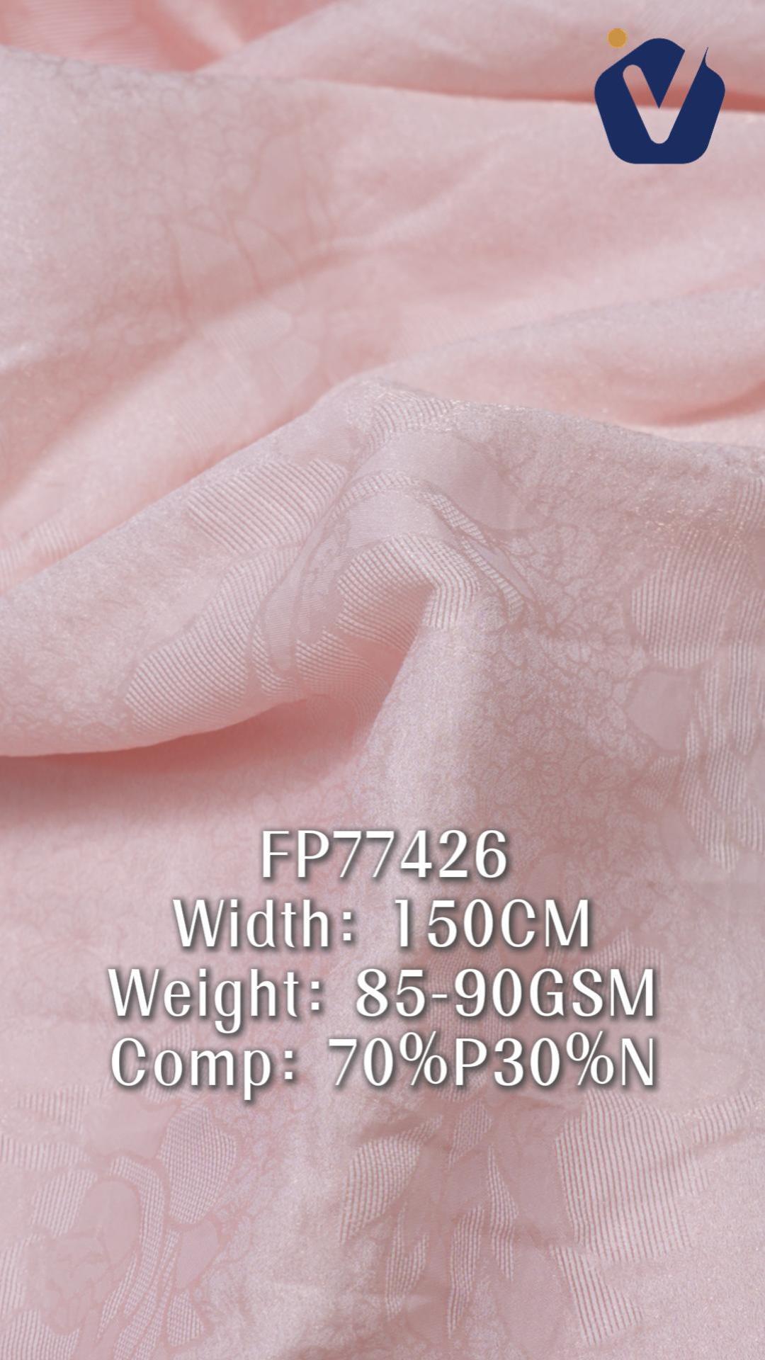 FP77426 | Embossed jacquard satin | Dress