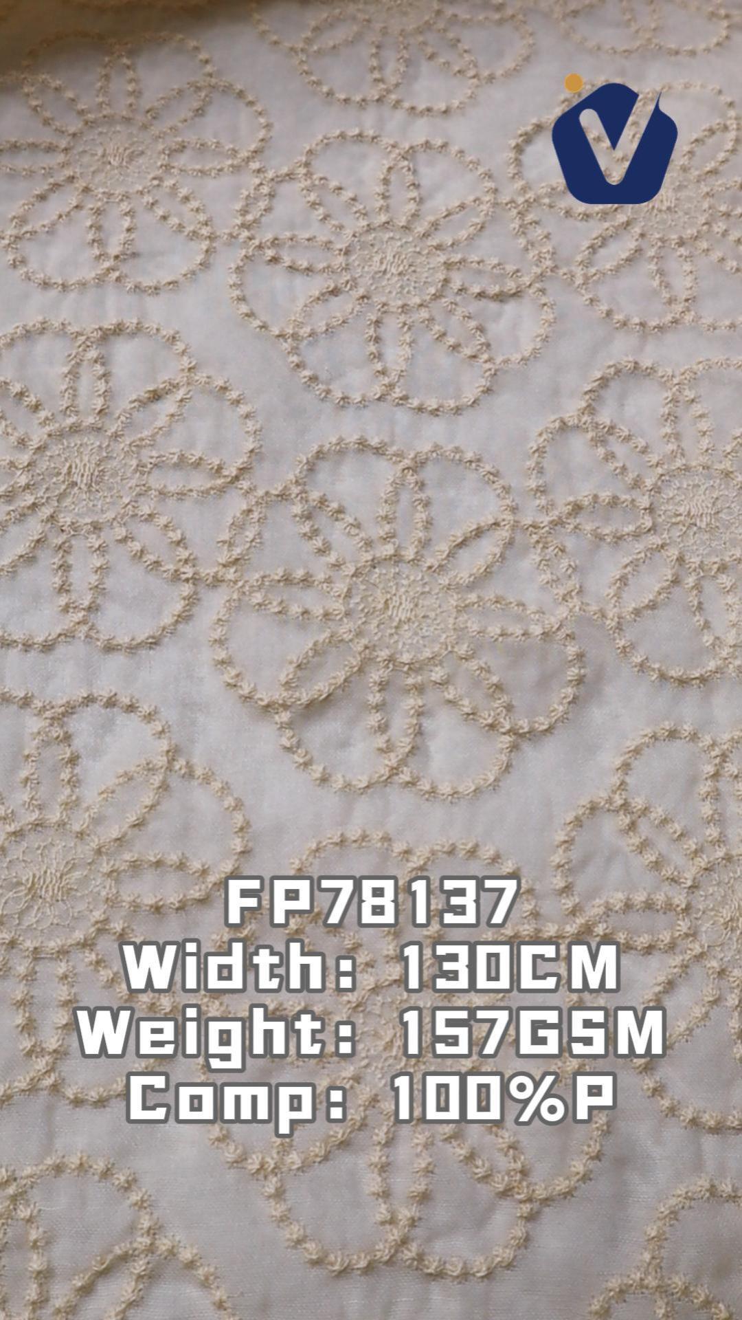 FP78137 | 3D floral eyelet | Dress