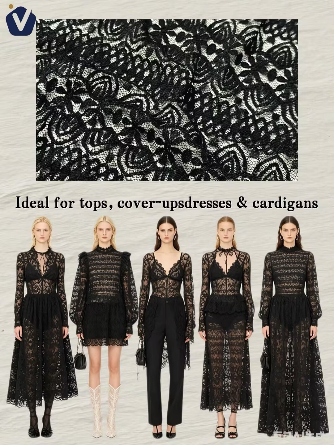 FP83127 | Shimmering openwork lace | Dress