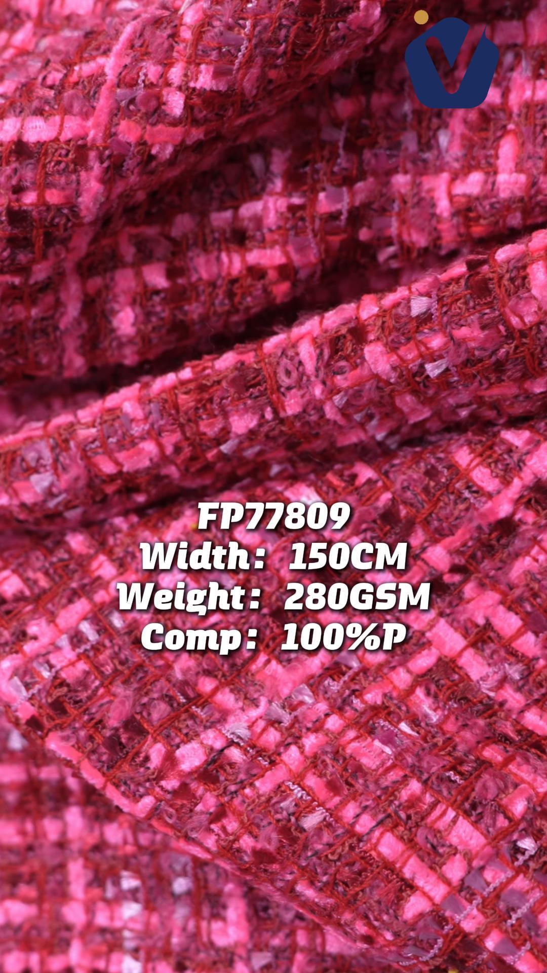 FP77809 | Luxury mixed-yarn tweed | Women's co-ord set