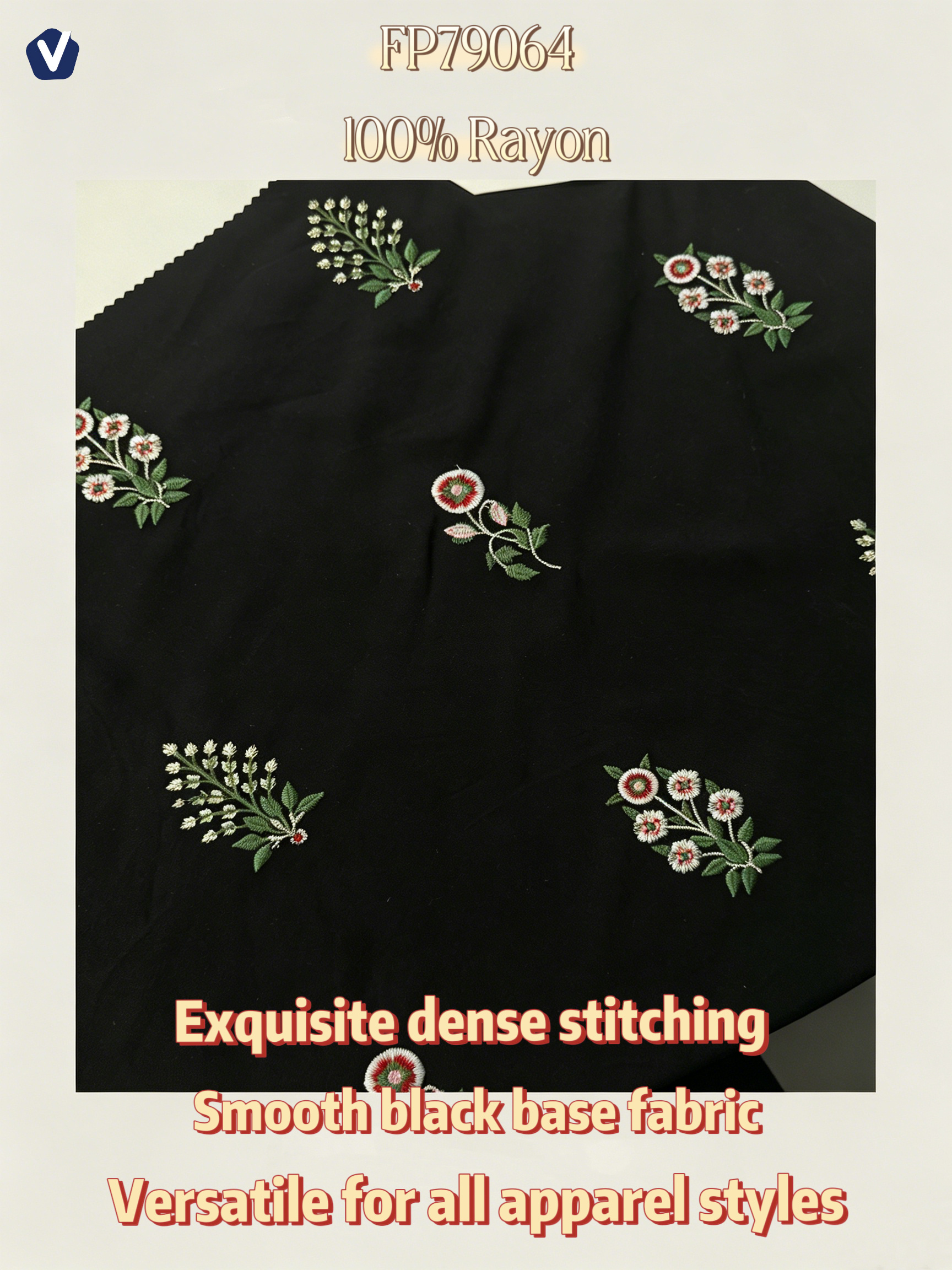 FP79064 | 3D floral eyelet | Dress