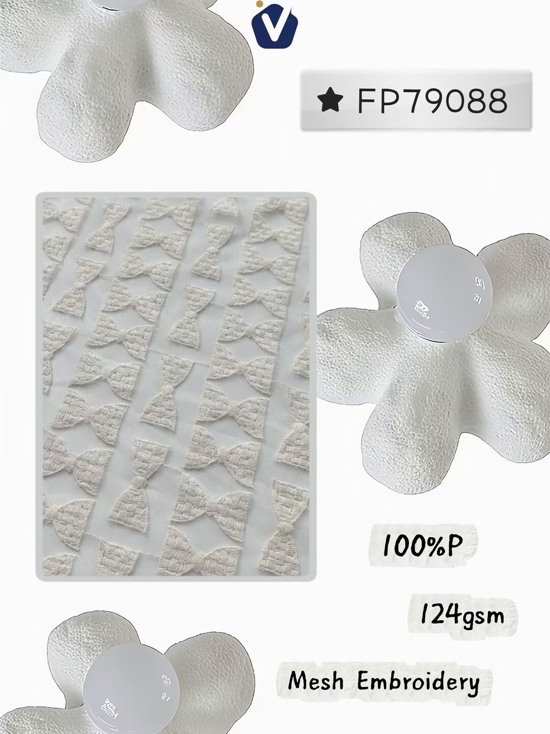 FP79088 | 3D floral eyelet | Dress