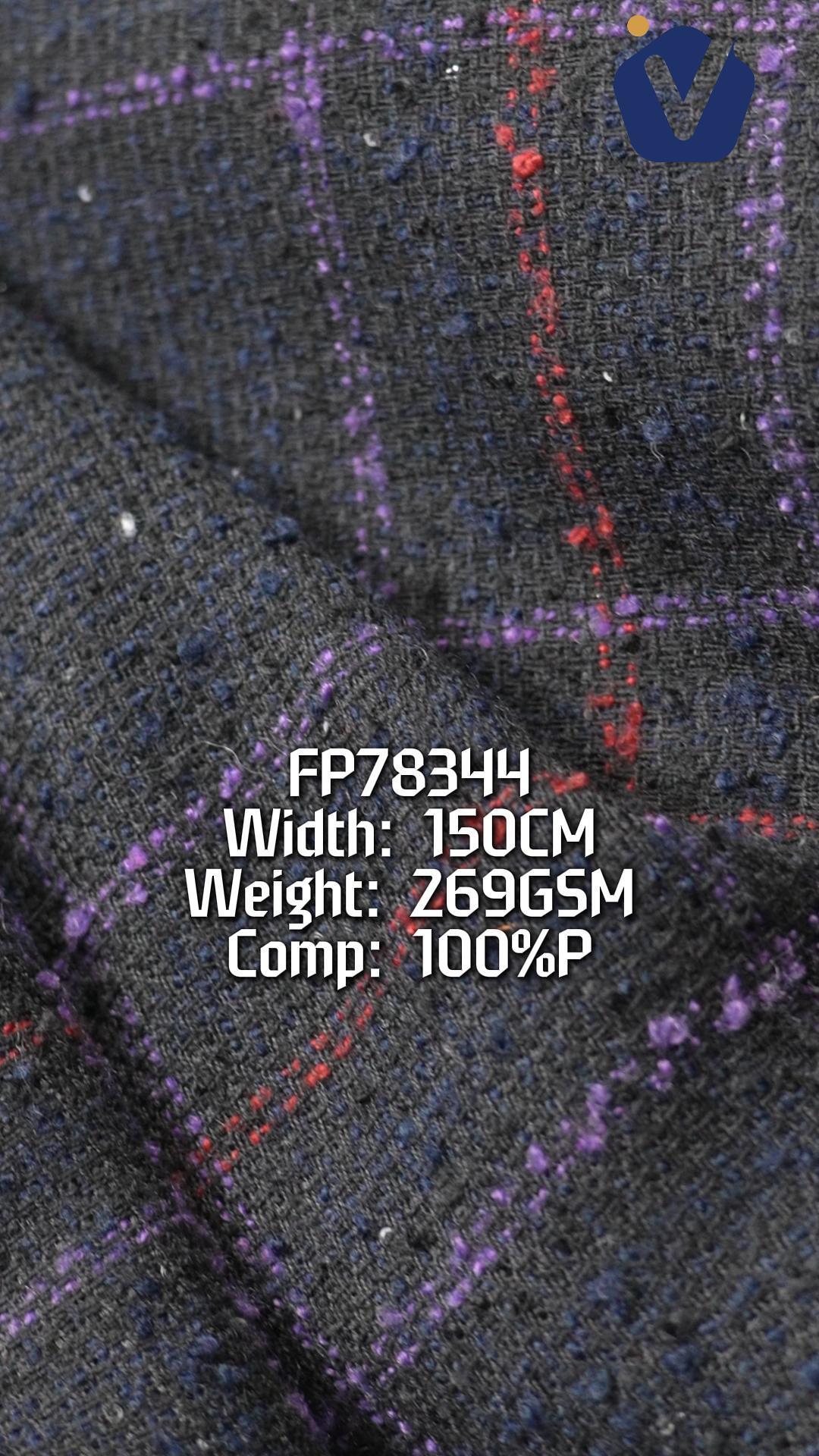 FP78344 | Luxury mixed-yarn tweed | Women's co-ord set