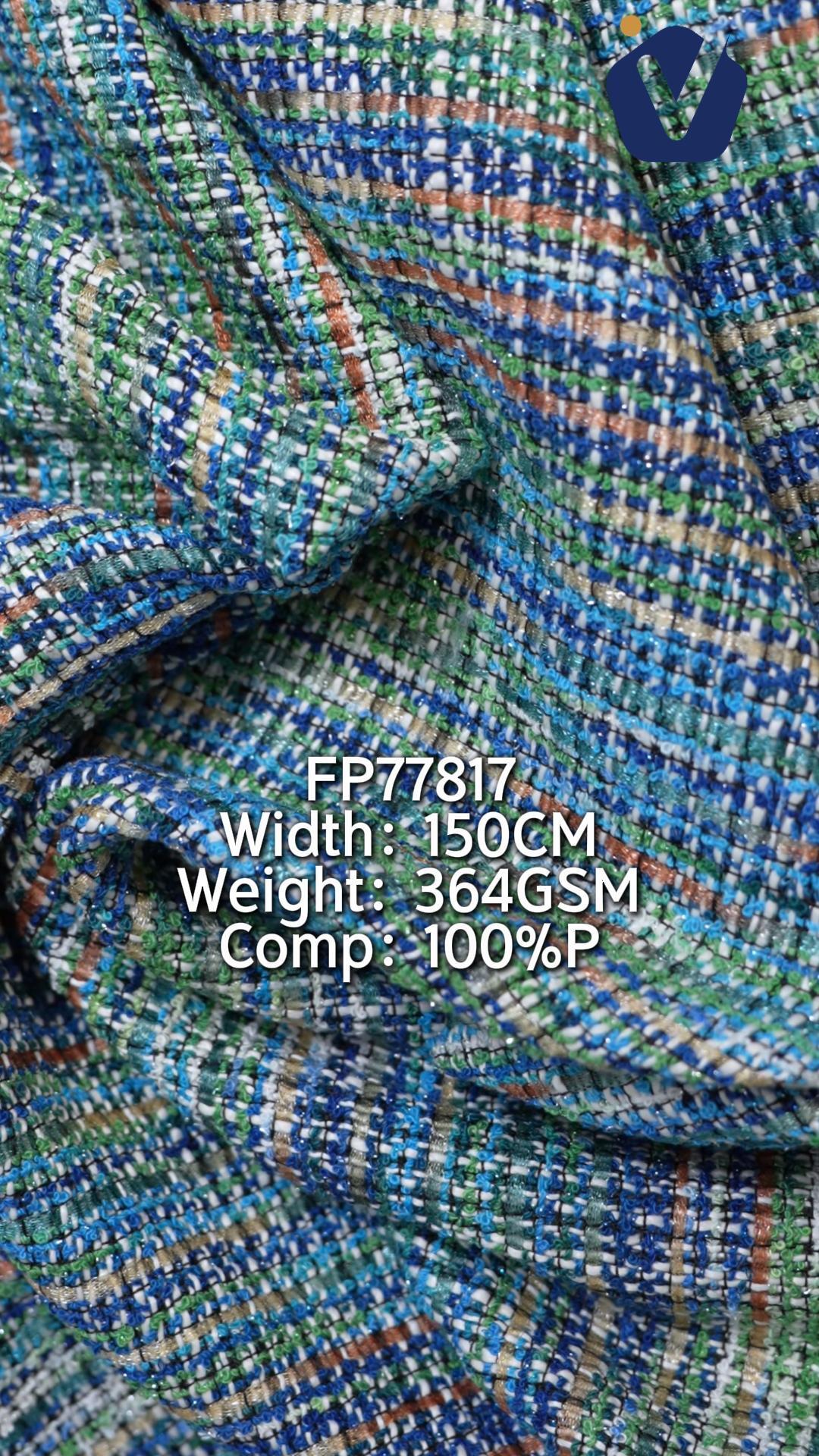 FP77817 | Luxury mixed-yarn tweed | Women's co-ord set