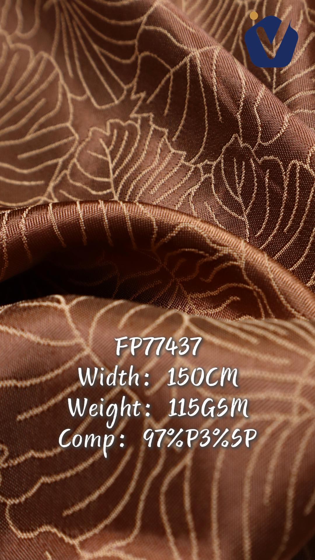 FP77437 | Embossed jacquard satin | Dress